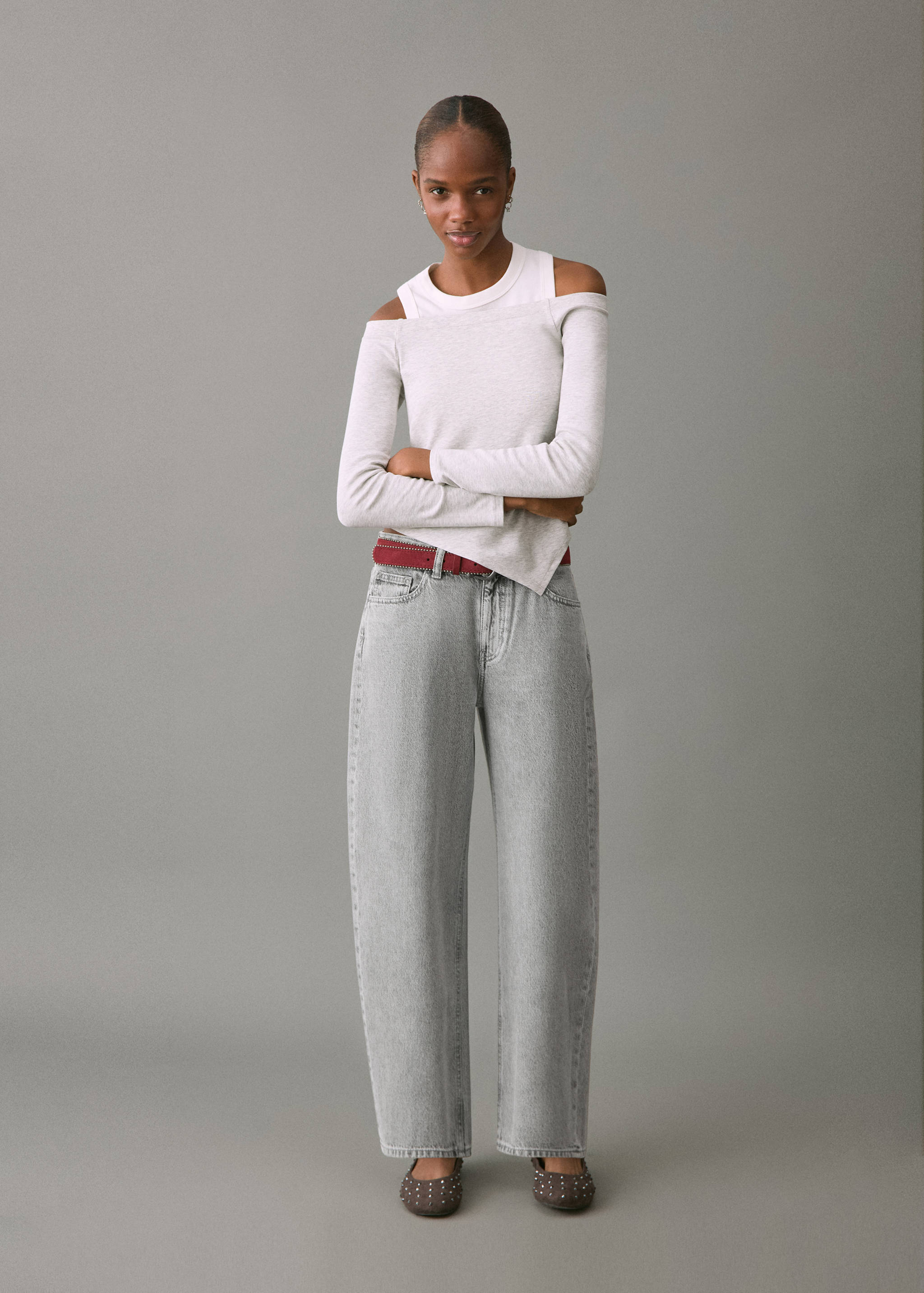 Texans barrel cintura baixa - Pla general