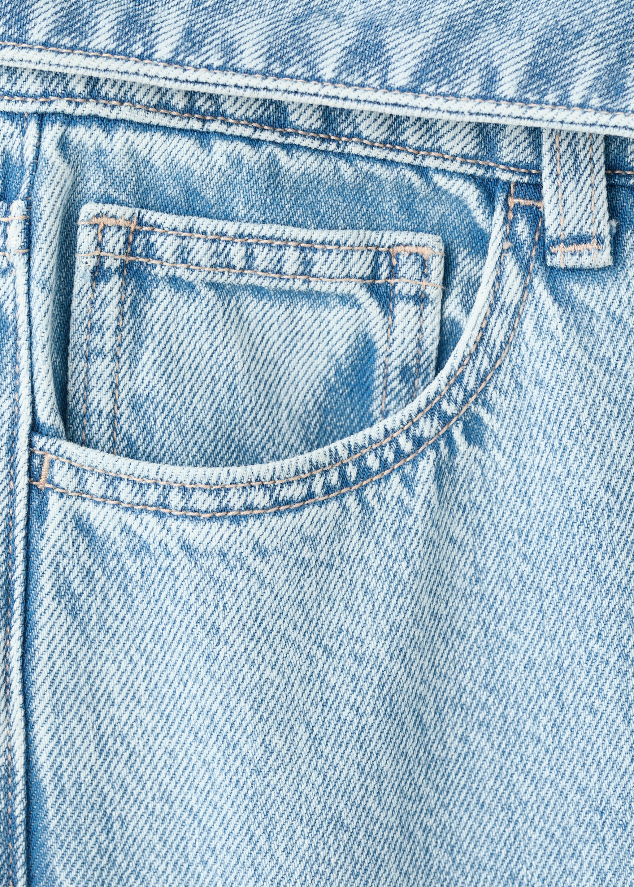 Джинсы с низкой посадкой и отворотом - Деталь изделия 0