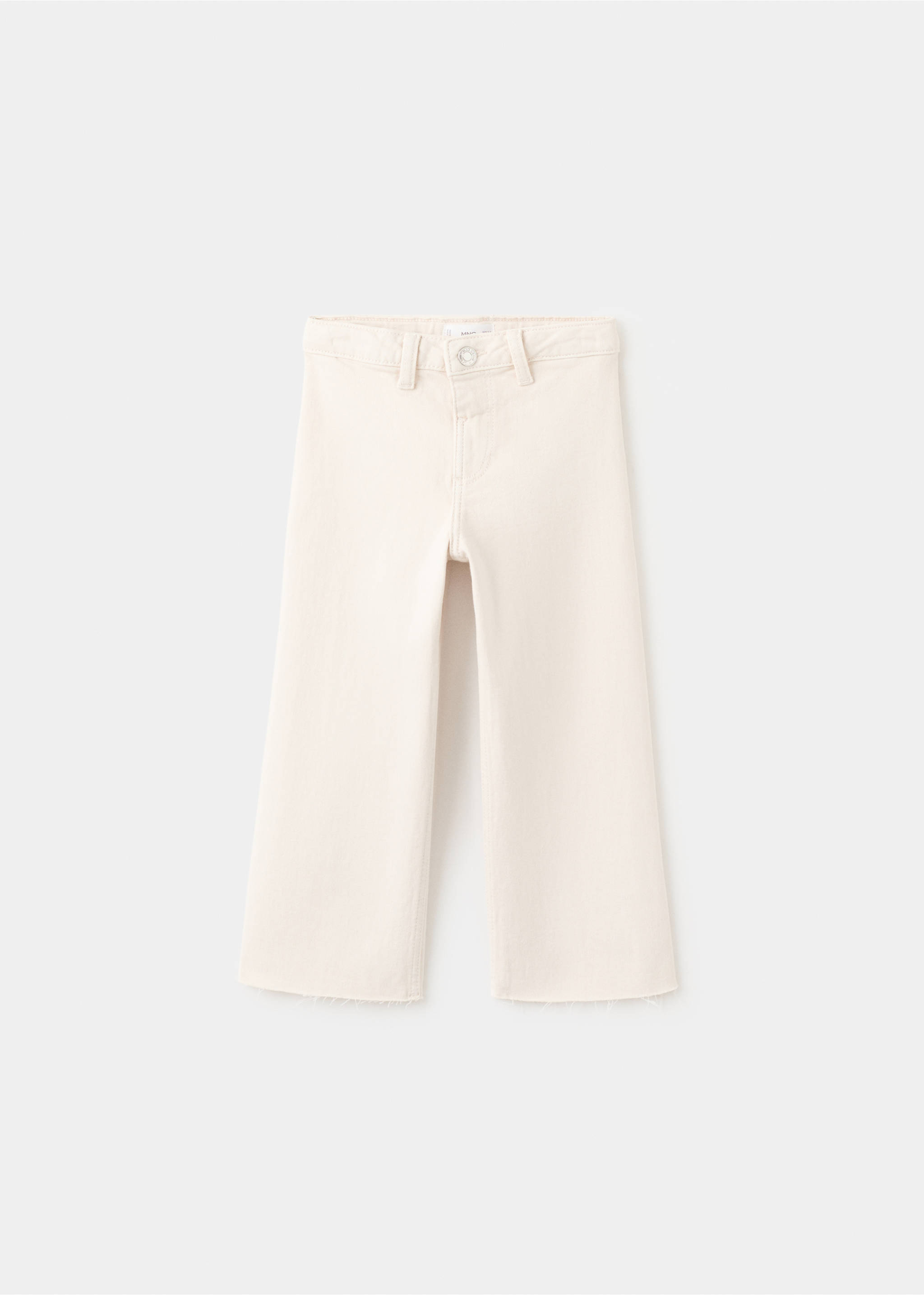 Seamless cotton jeans - Article without model, Ecru. Ref: 27011254-00.