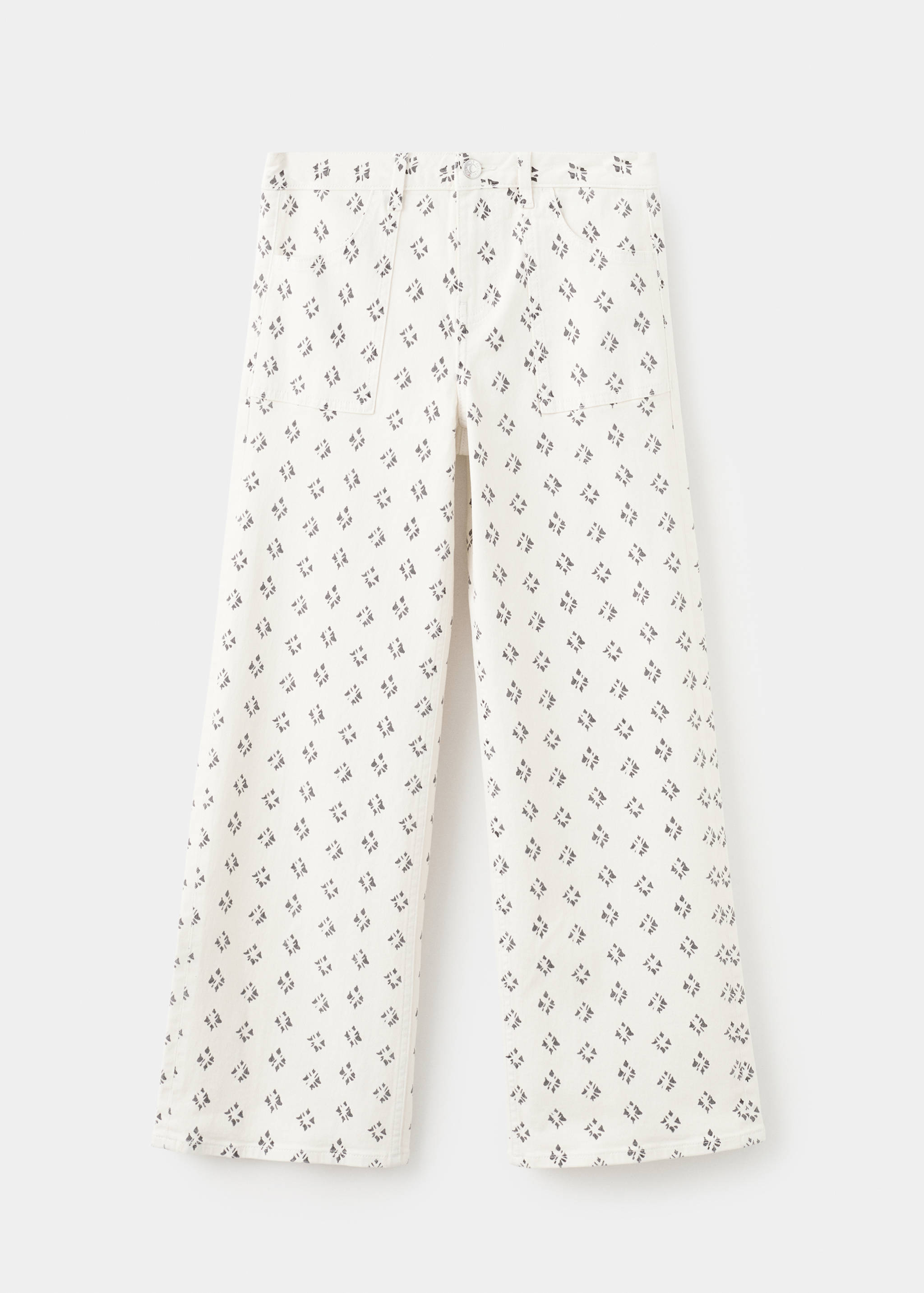 Jeans rectos estampados - Artículo sin modelo