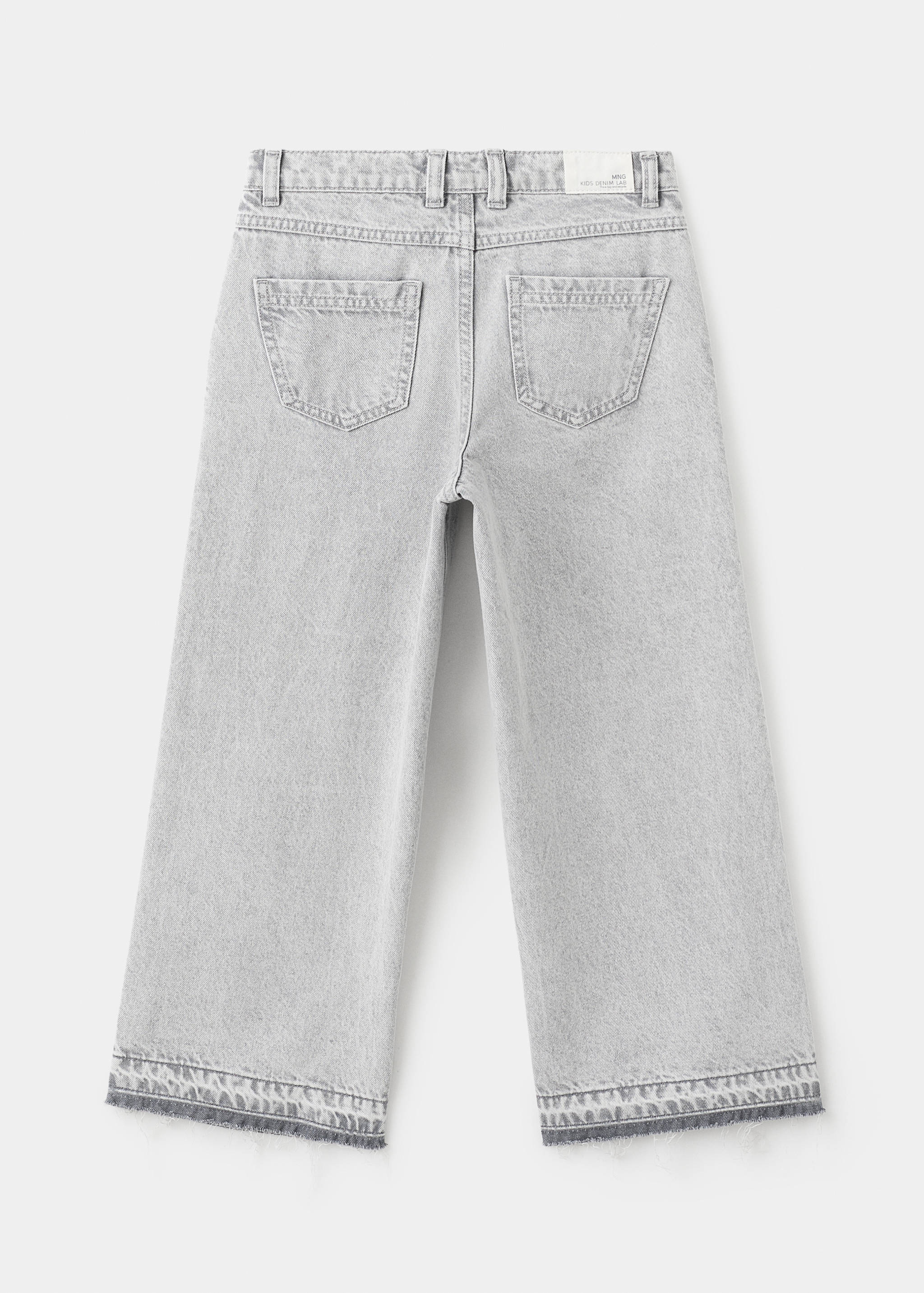 Jeans culotte mid-waist comfort - Reverse of the article