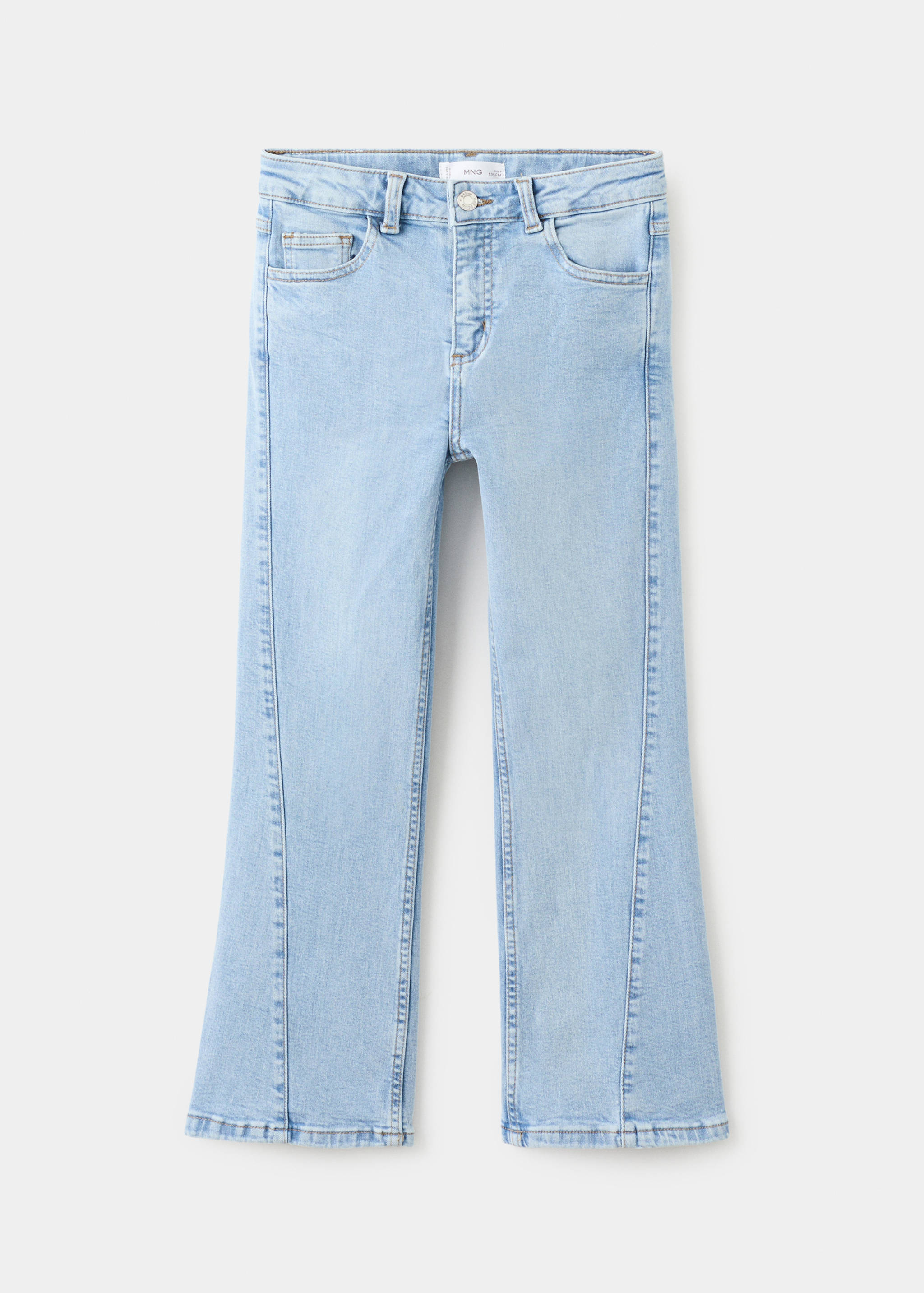 Decorative seam flared jeans - Article without model