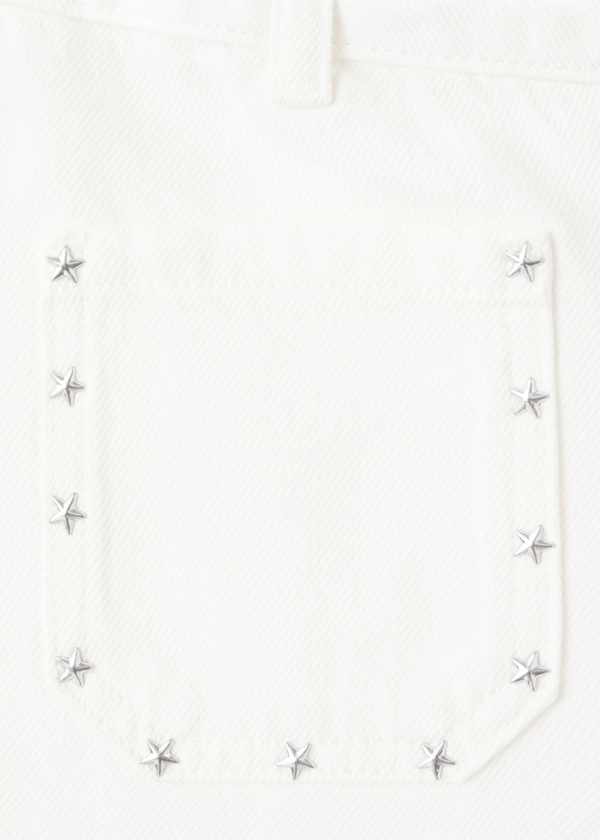 Jean clous étoiles - Détail de l'article 0, Blanc. Ref: 27011263-00.