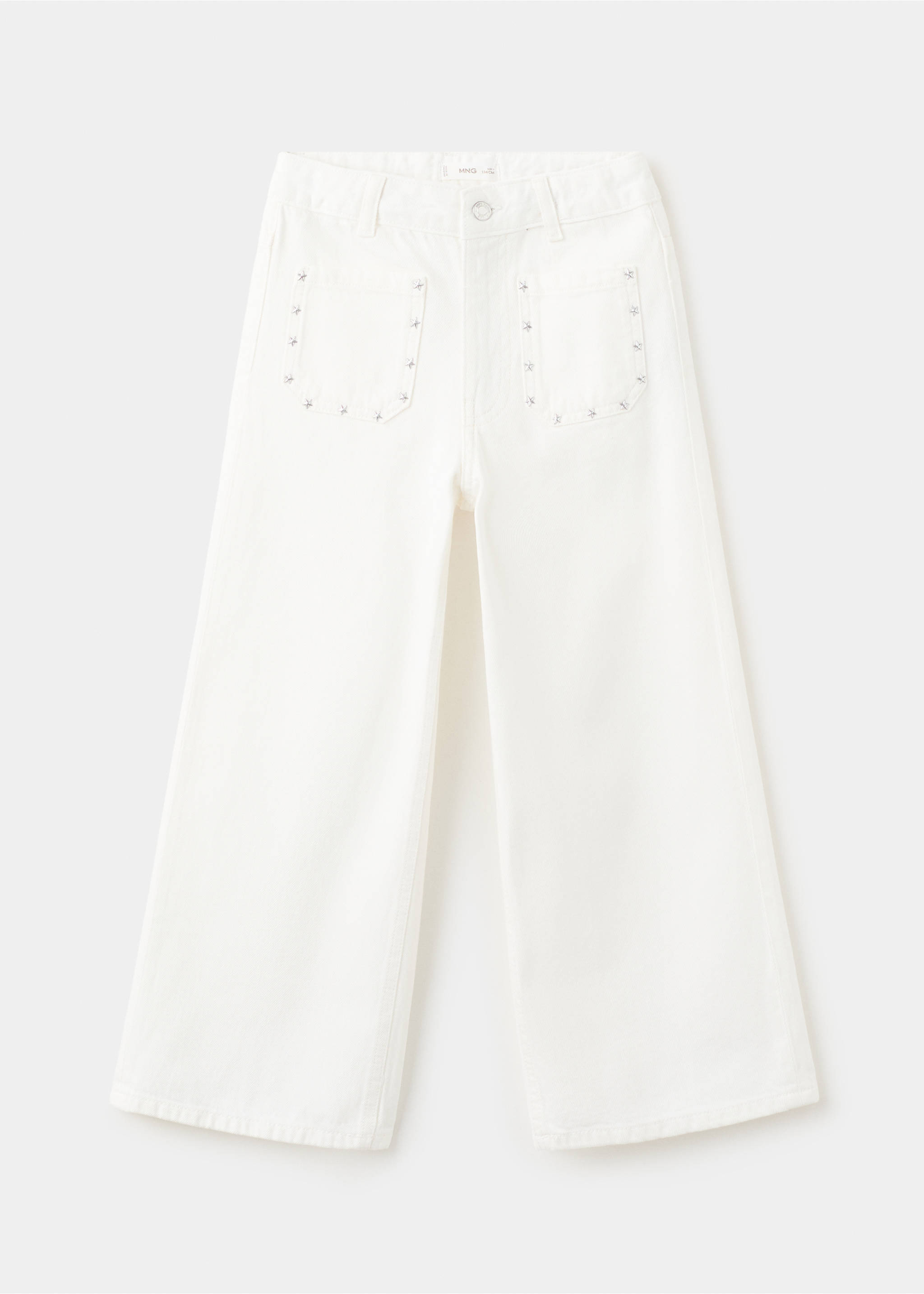 Studded star jeans - Article without model, White. Ref: 27011263-00.