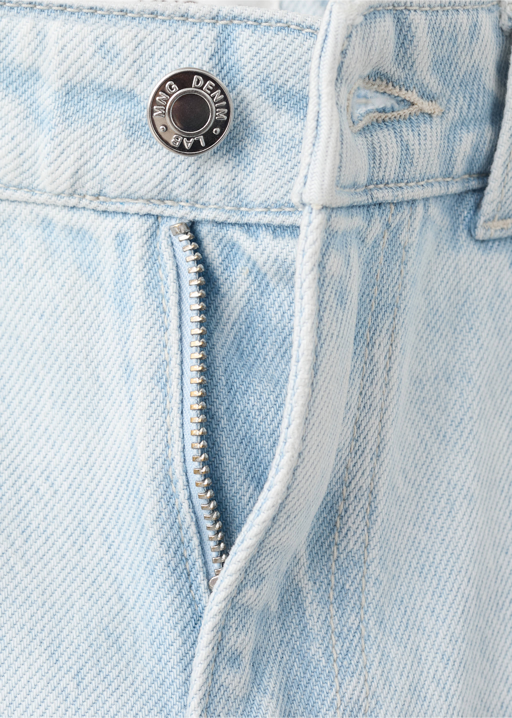 Jean wide leg étoiles - Détail de l'article 8, Bleu clair. Ref: 27011264-00.