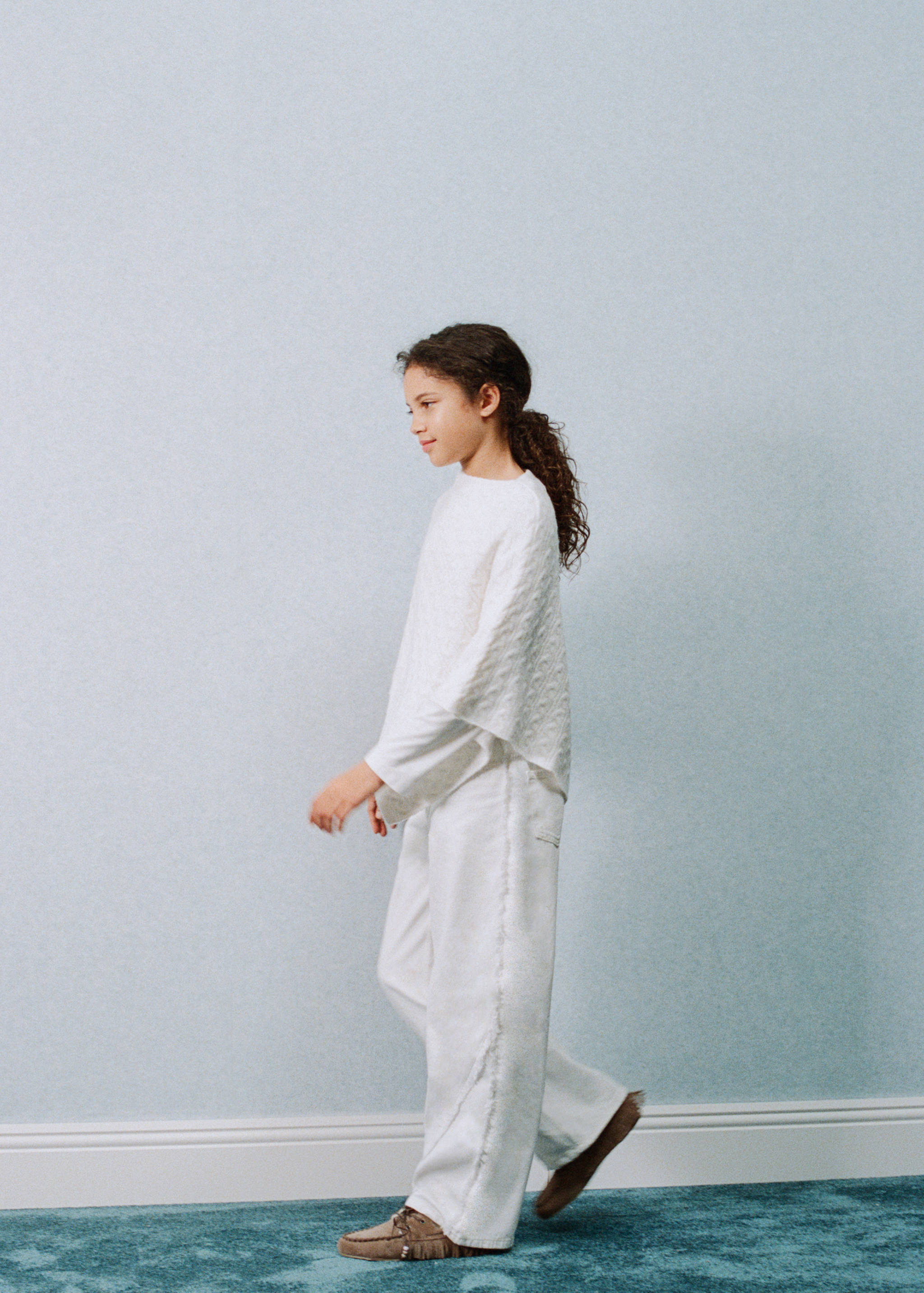 Texans wide leg costures decoratives - Pla general