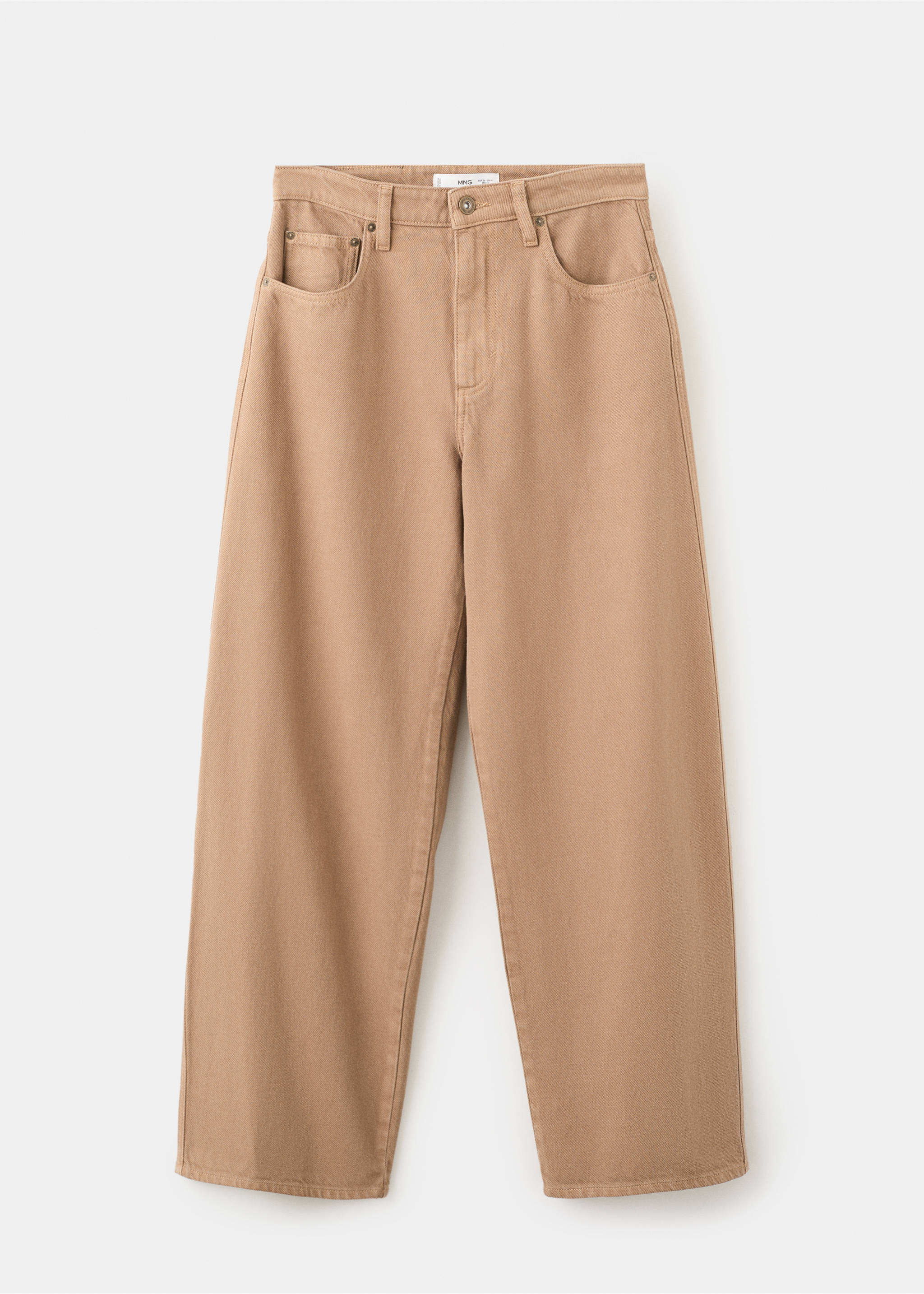 Low-rise balloon jeans - Article without model, Sand. Ref: 27011270-00.