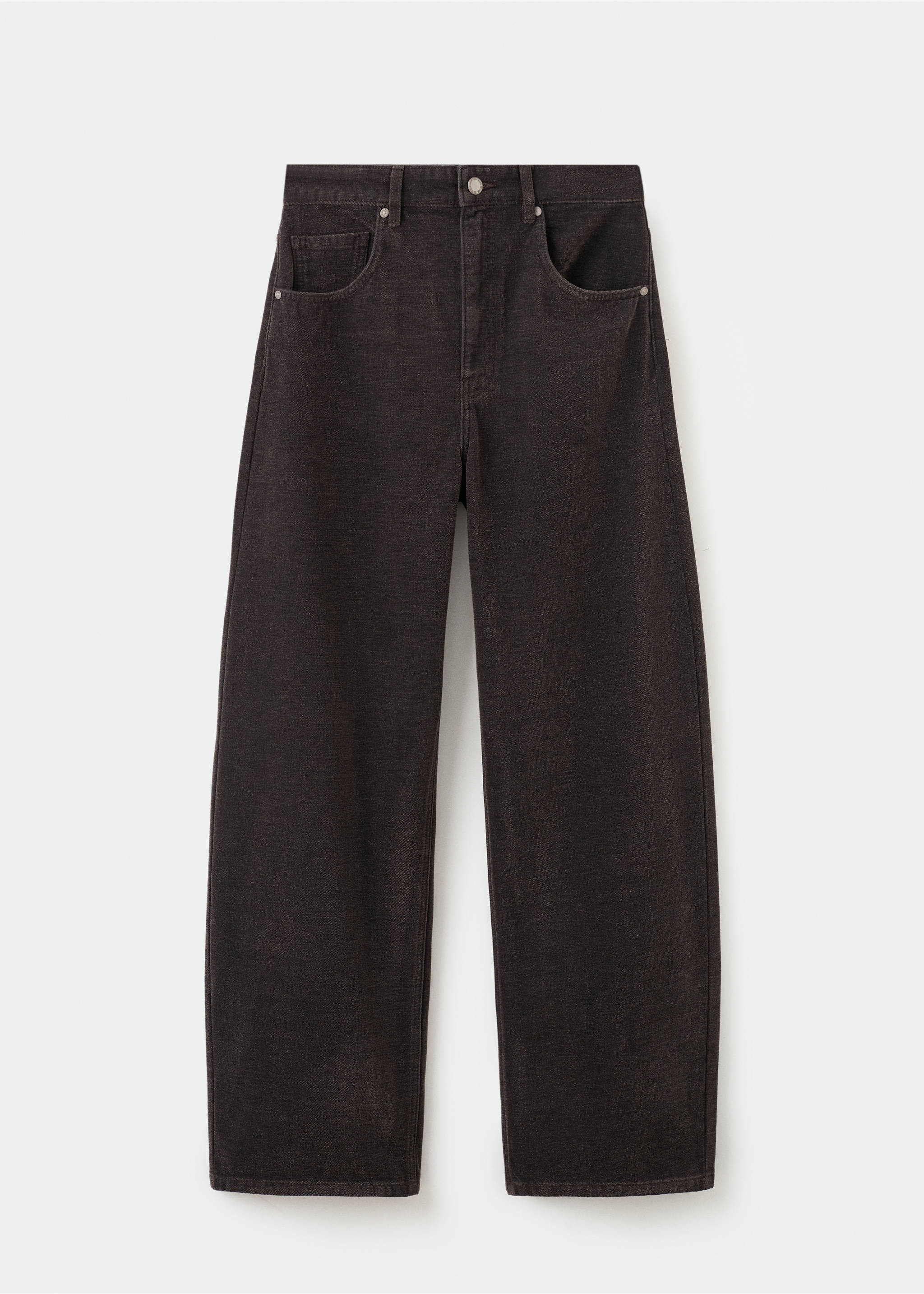 Jean ballon velours - Article sans modèle, Chocolat. Ref: 27011273-00.