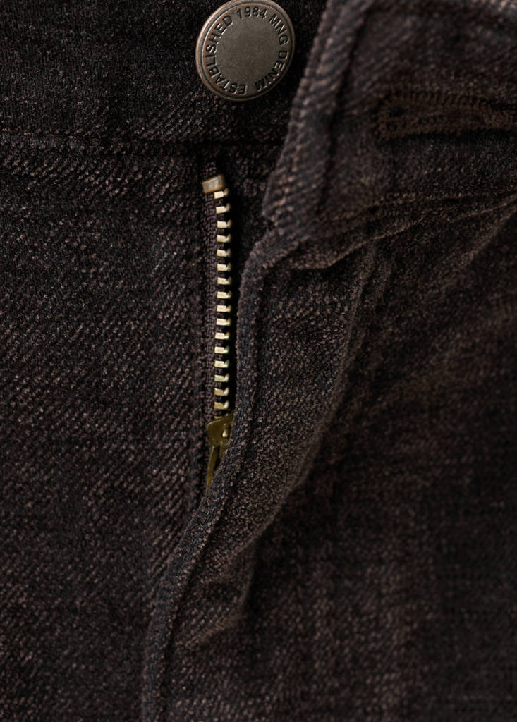 Velvet balloon jeans — Chocolate
