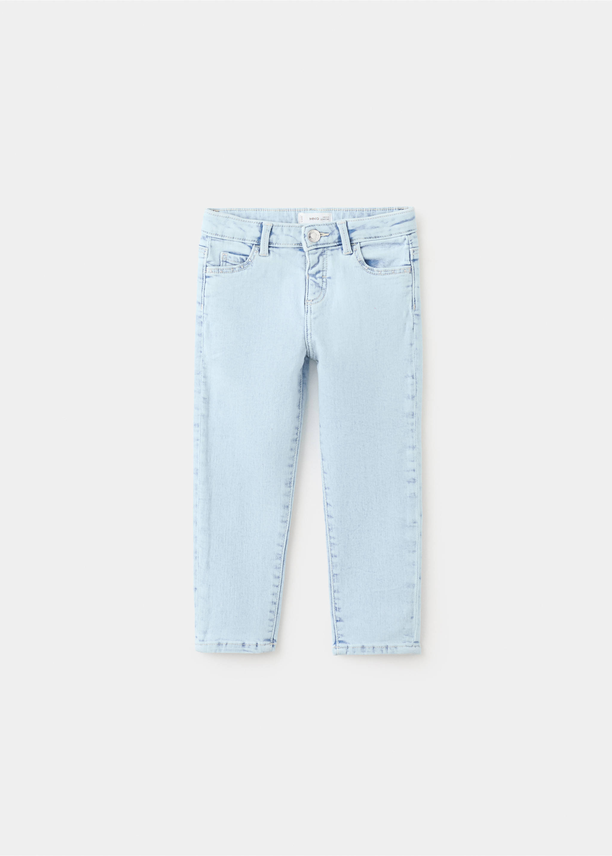 Jeans slim fit tachas - Artículo sin modelo, Azul claro. Ref: 27011274-00.