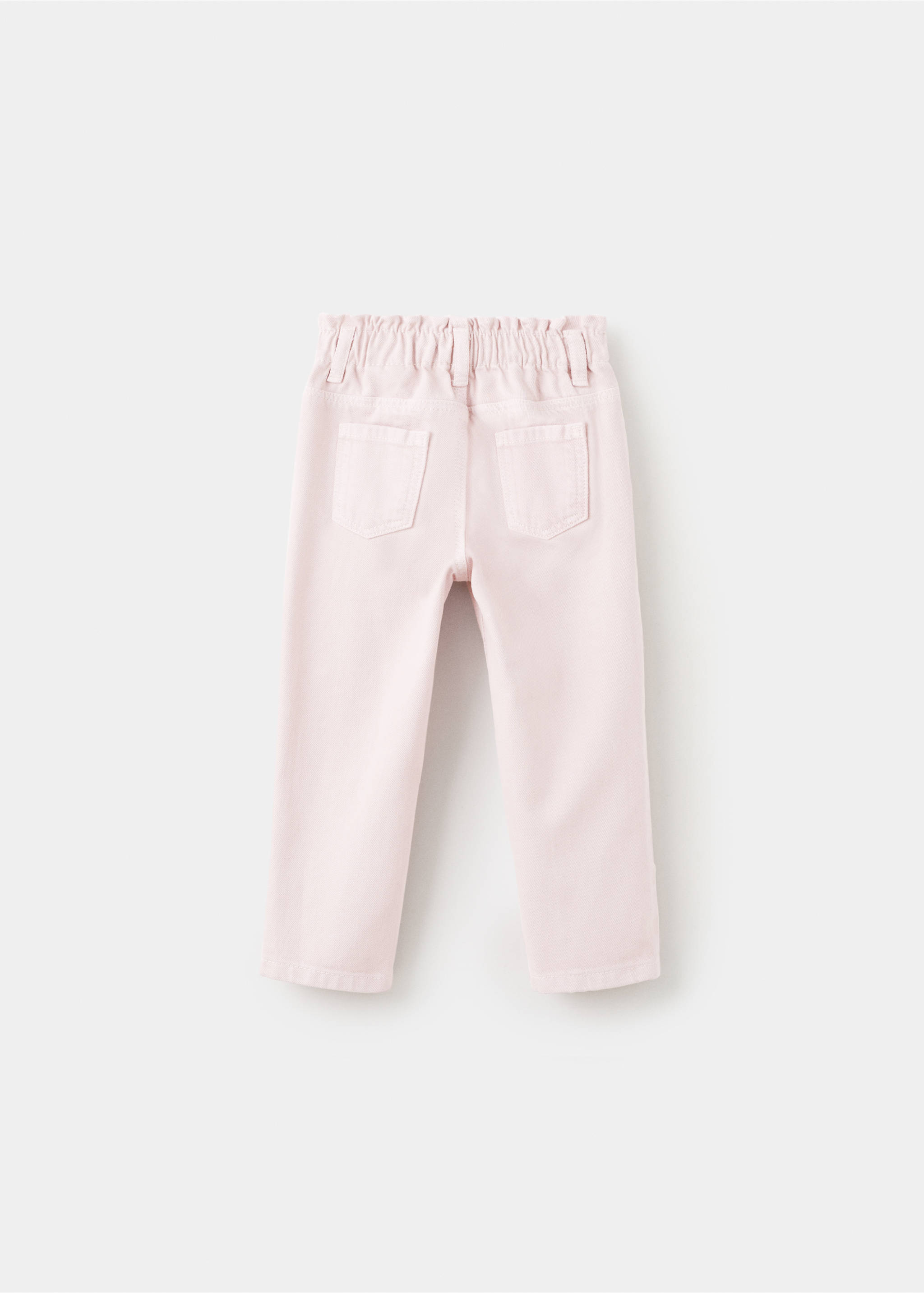 Jeans paperbag botones - Reverso del artículo, Rosa. Ref: 27011276-00.