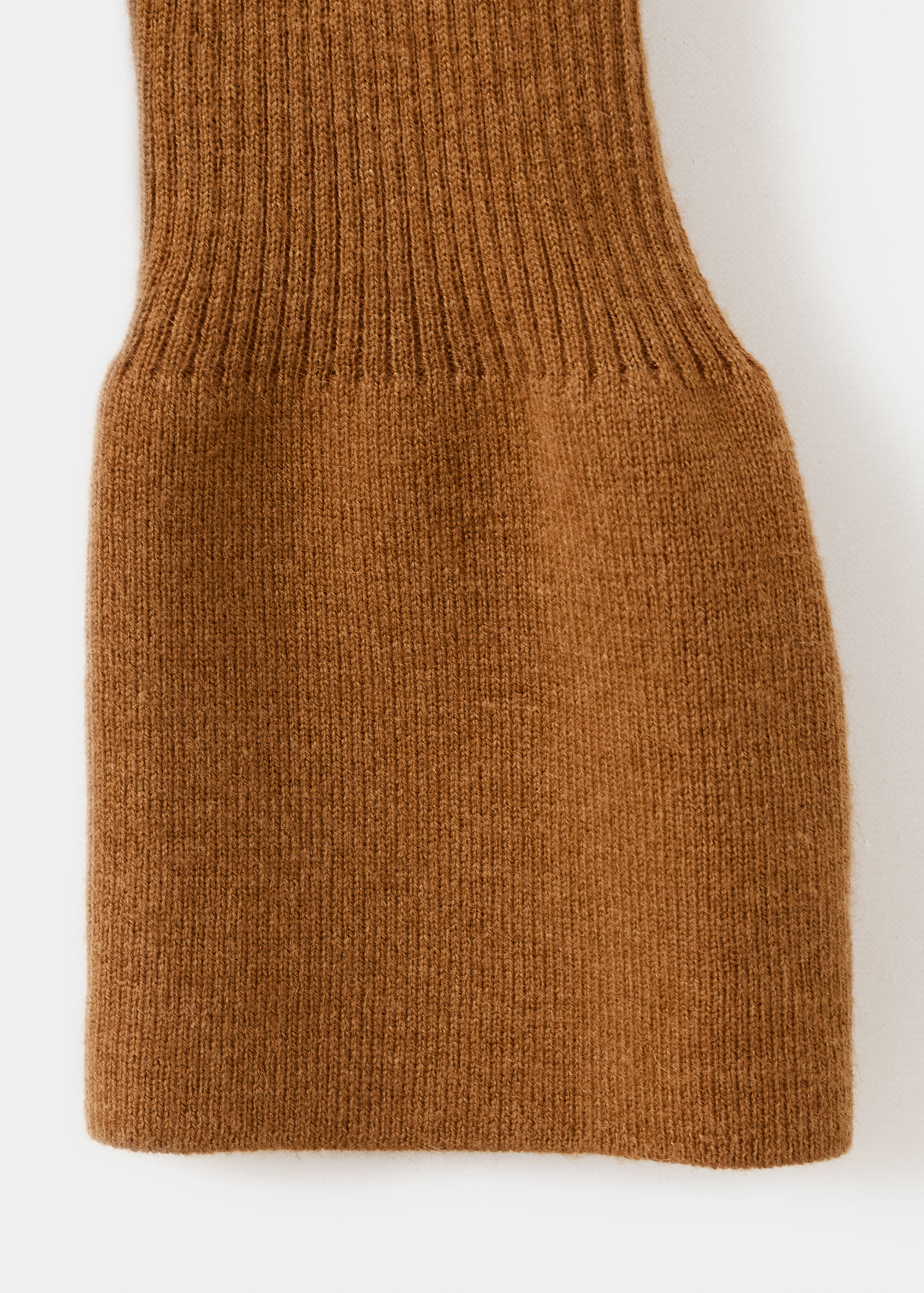 Polo-neck ribbed sweater - Details of the article 0