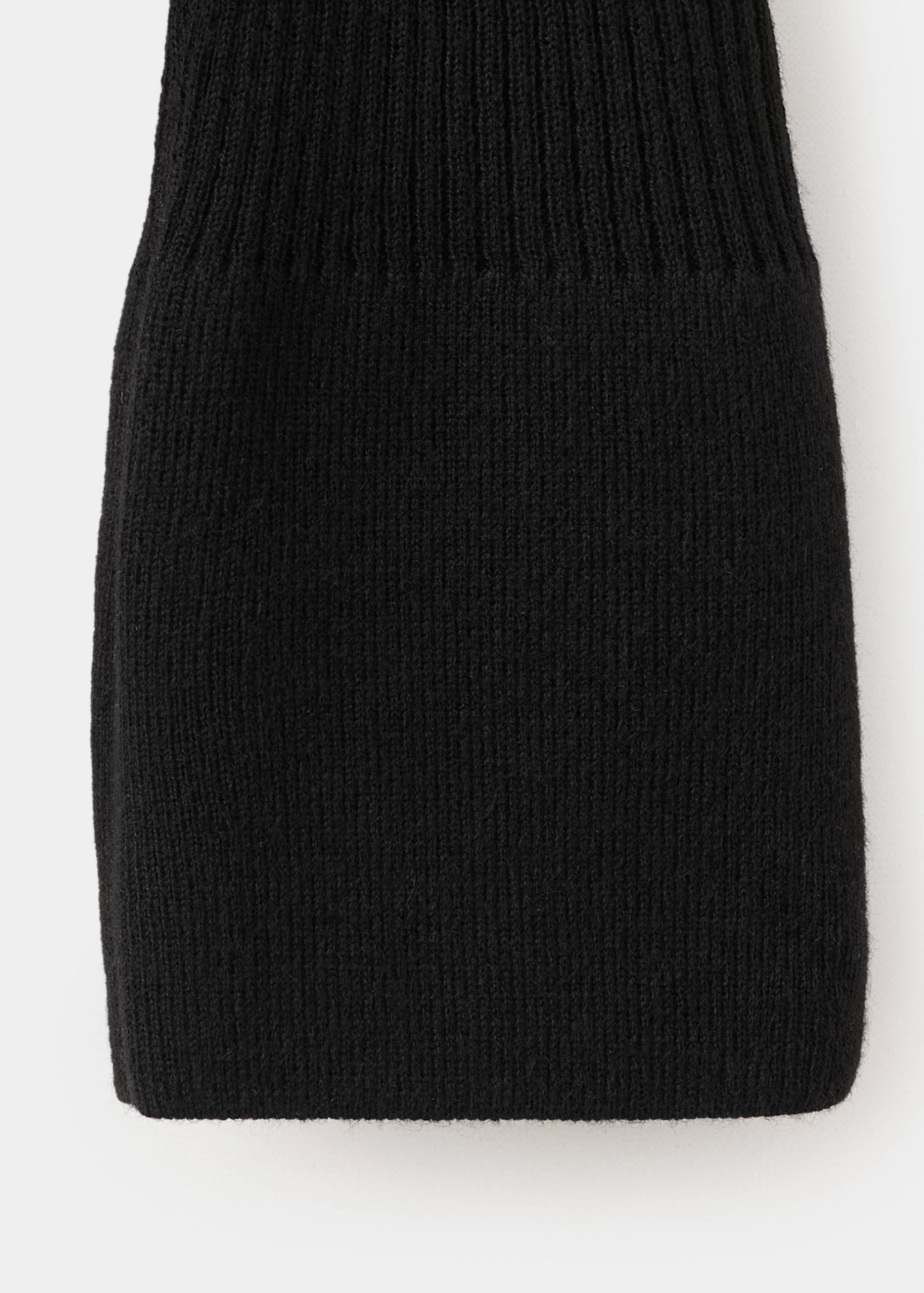 Polo-neck ribbed sweater - Details of the article 0