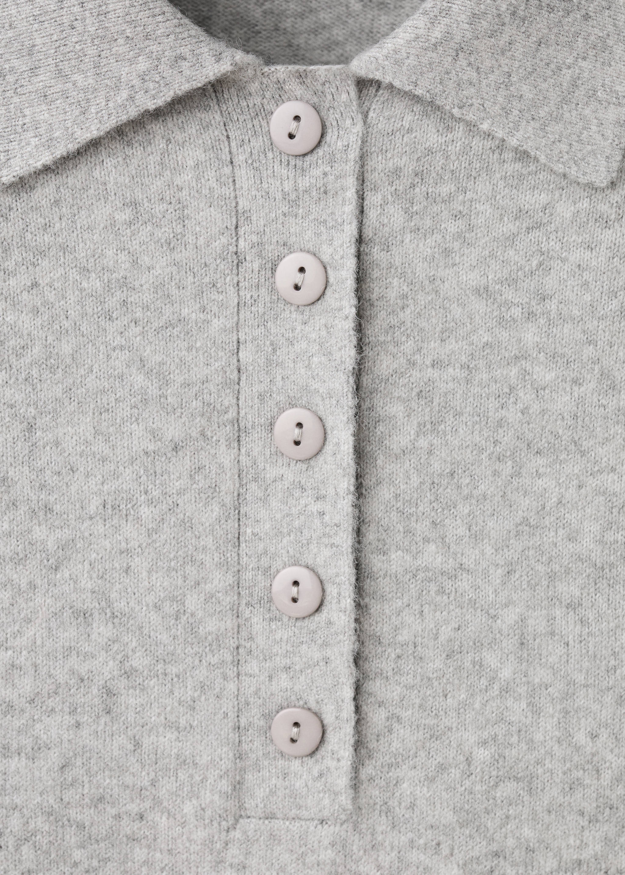 Long-sleeved polo-neck sweater - Details of the article 8