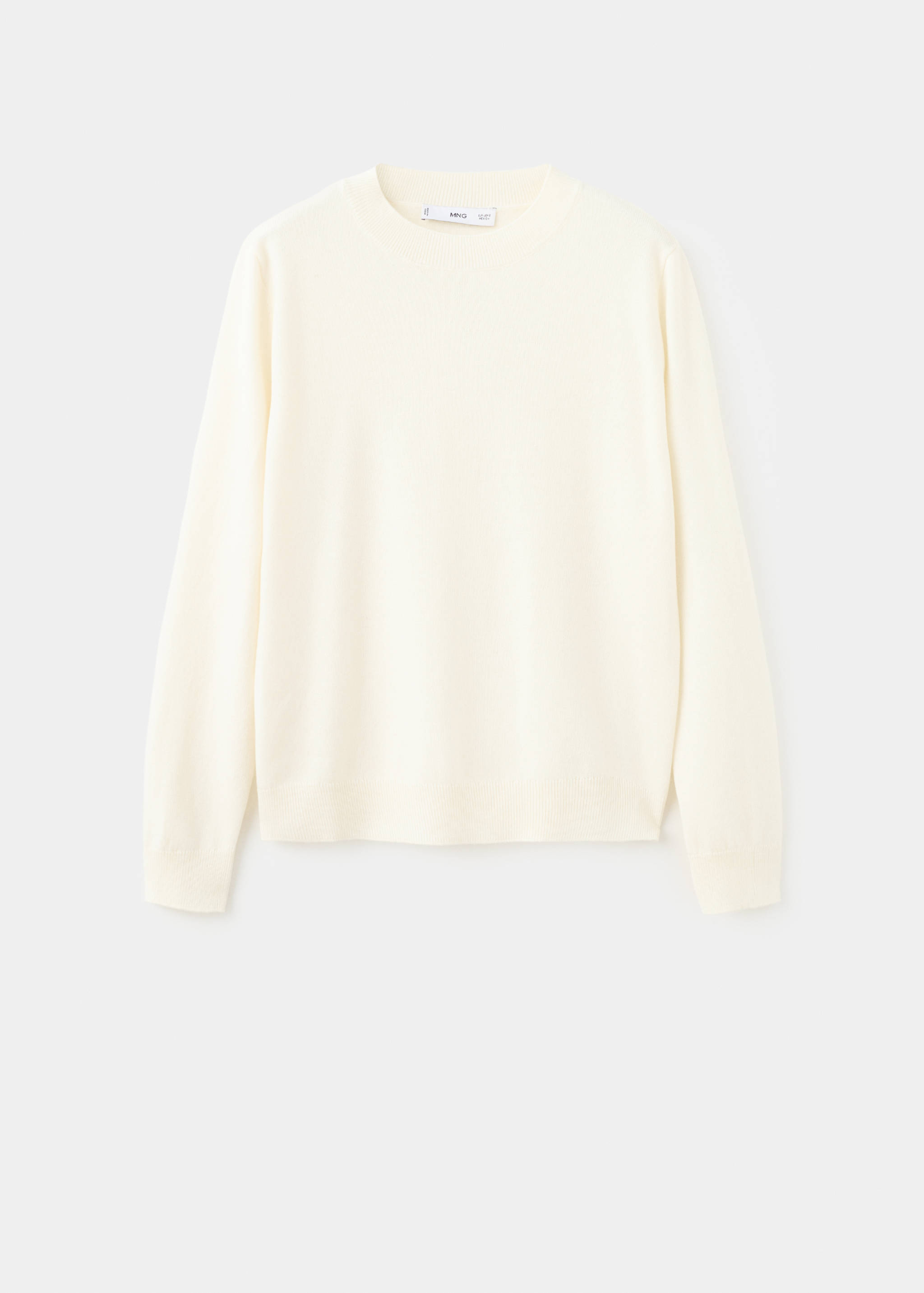 Round-neck knitted sweater - Article without model