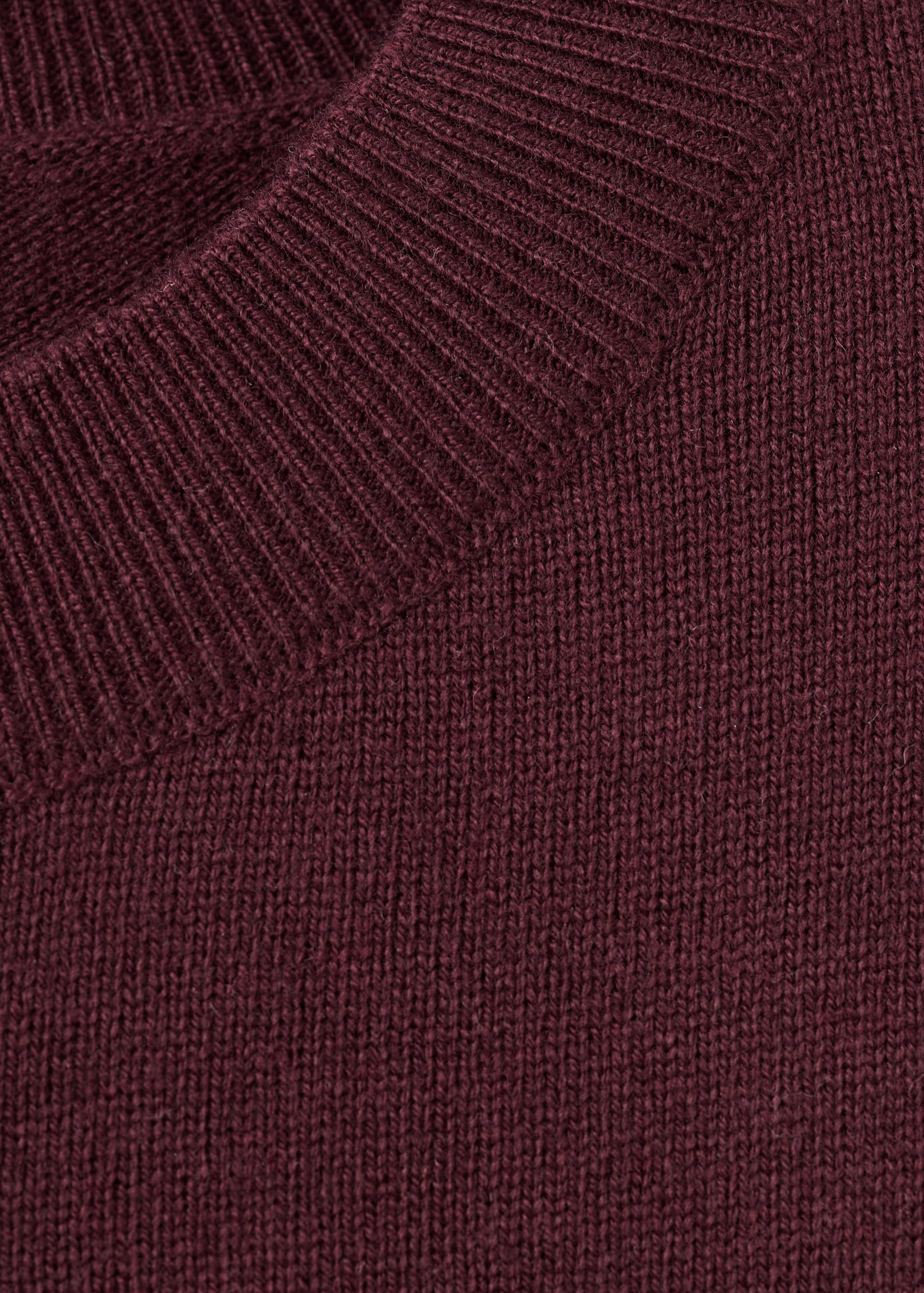 Round-neck knitted sweater - Details of the article 0