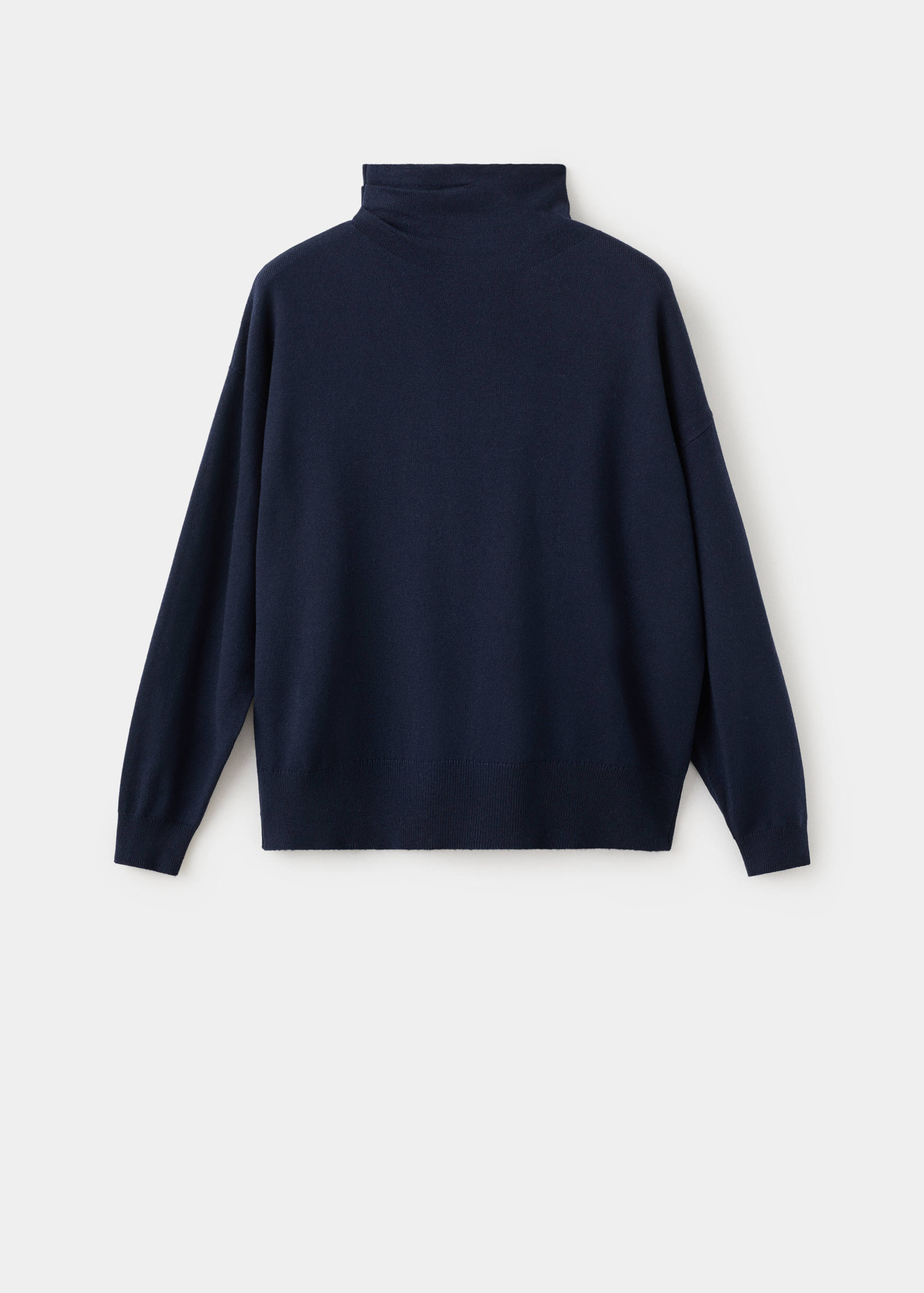 Draped turtleneck sweater - Article without model