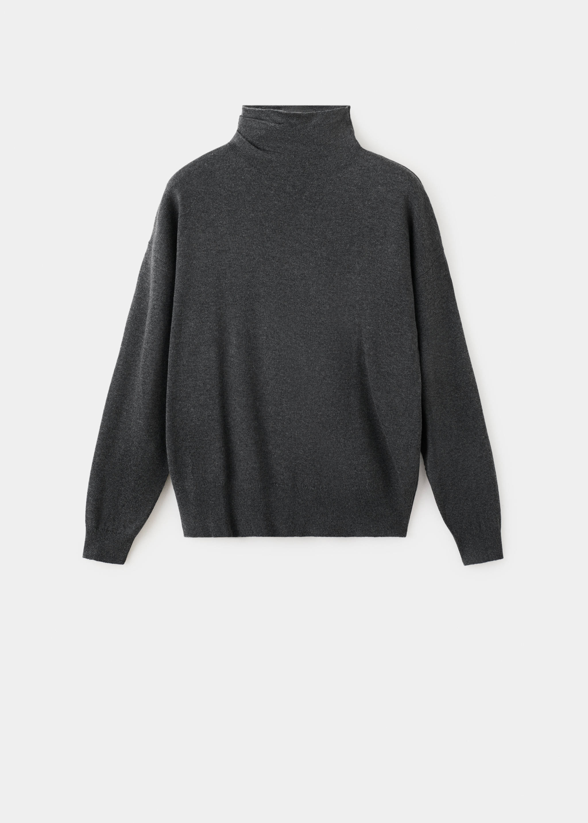 Draped turtleneck sweater - Article without model