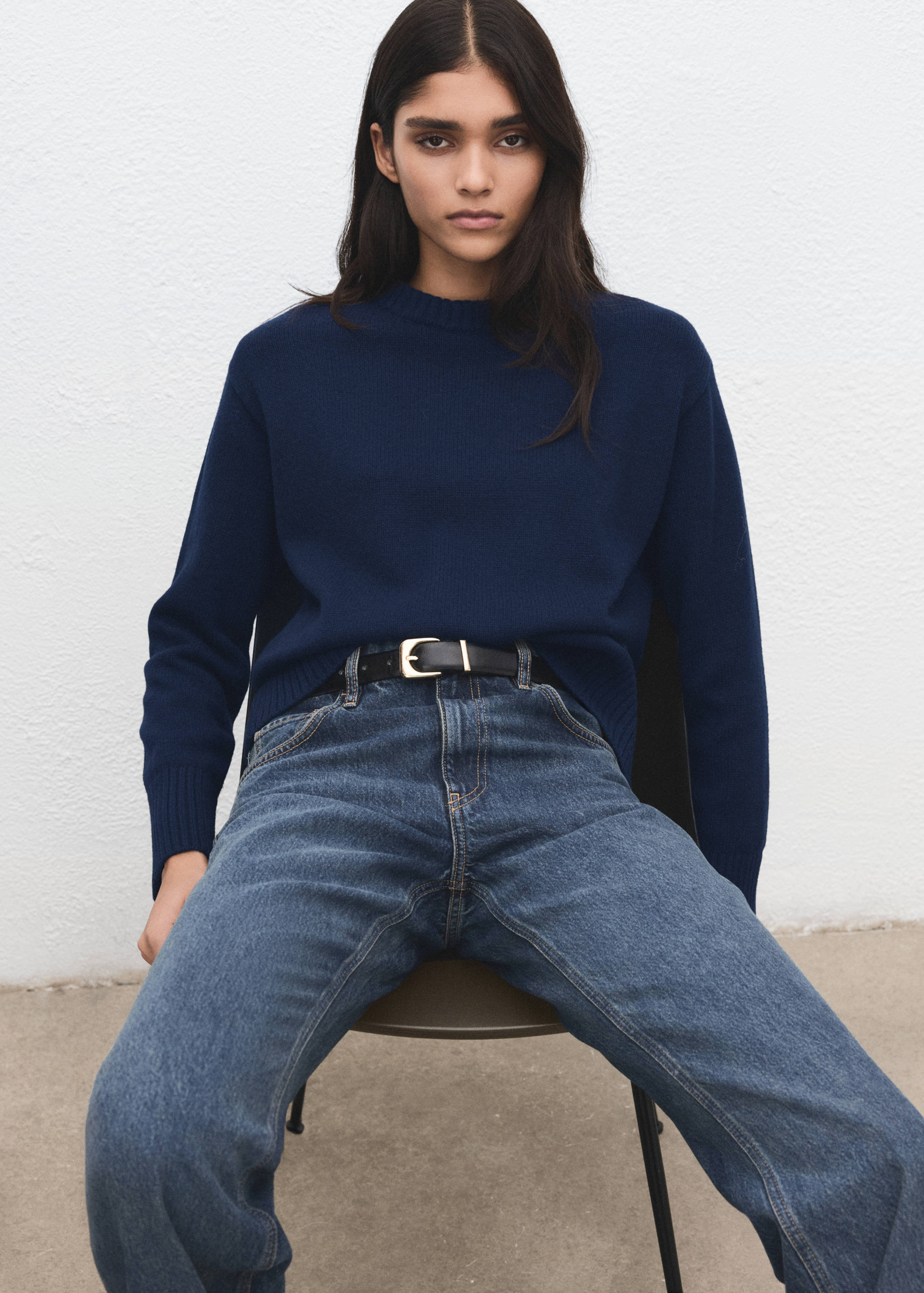 Wool-blend knit sweater - Details of the article 2