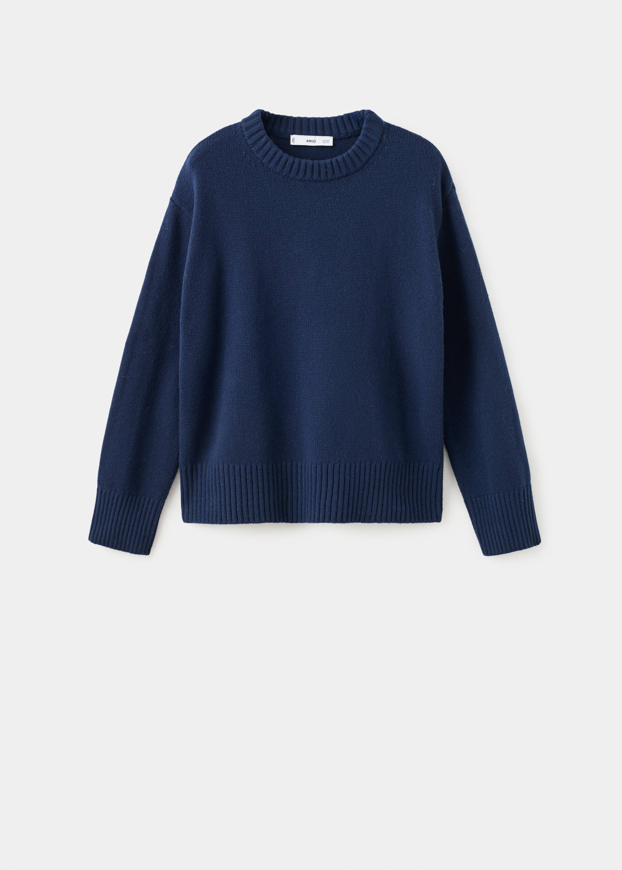 Wool-blend knit sweater - Article without model