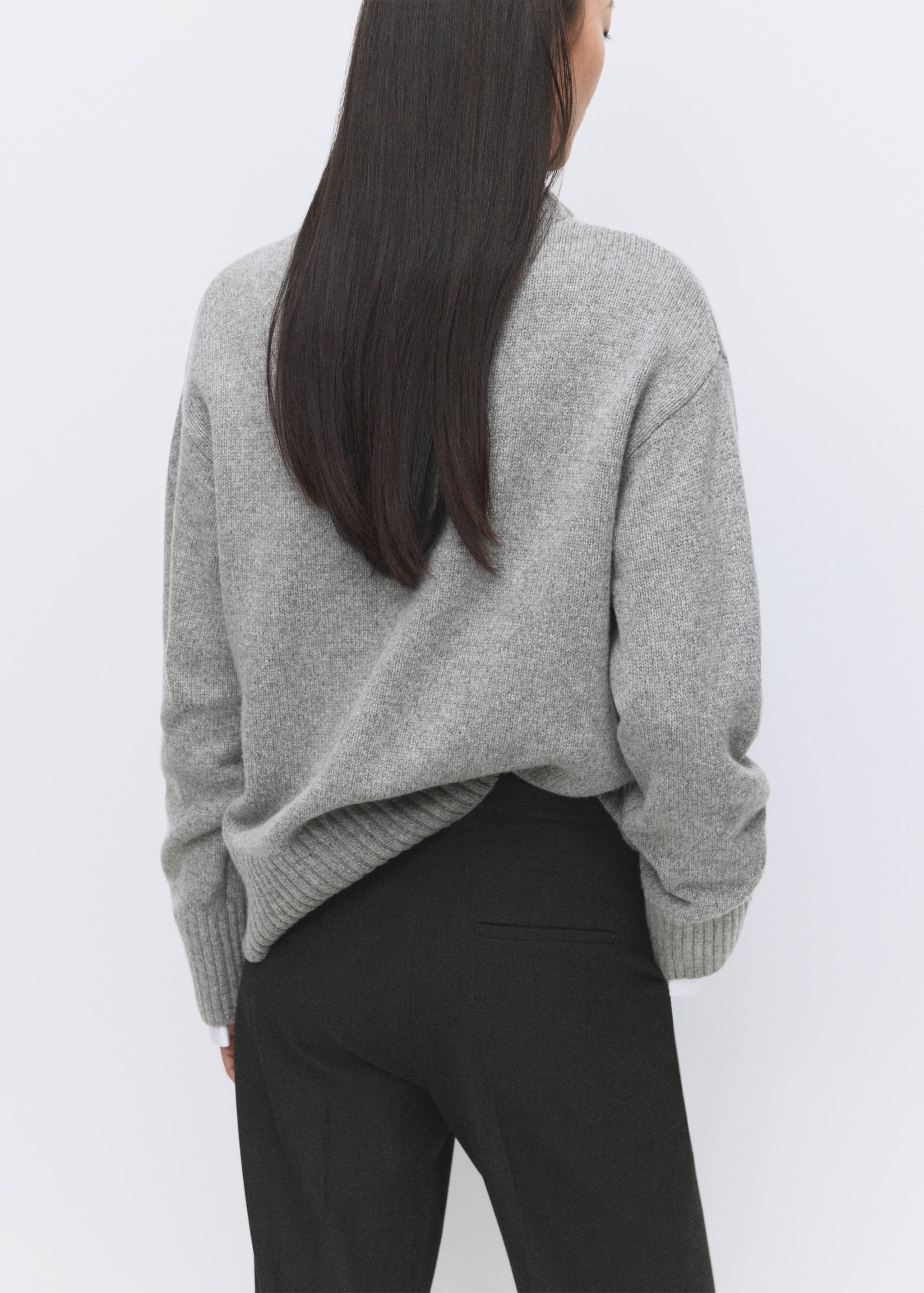 Wool-blend knit sweater - Reverse of the article