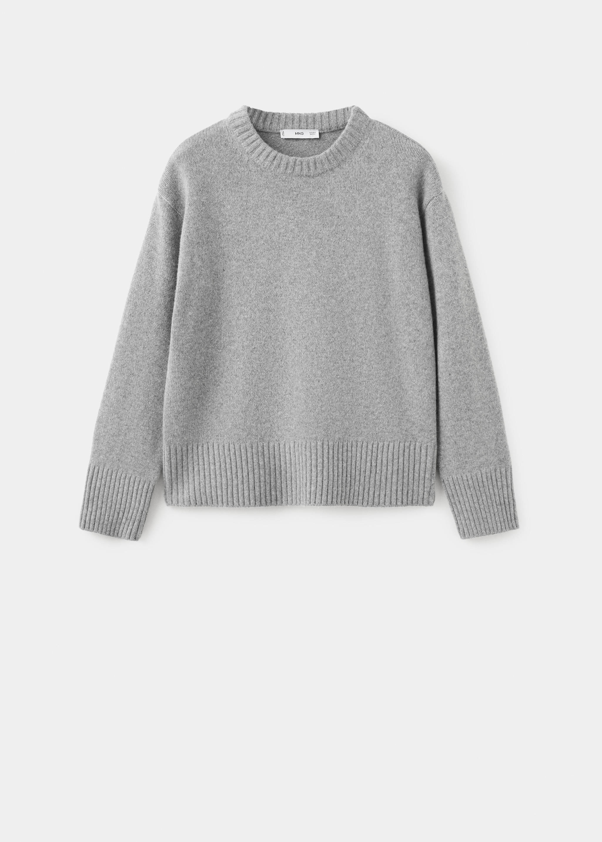 Wool-blend knit sweater - Article without model