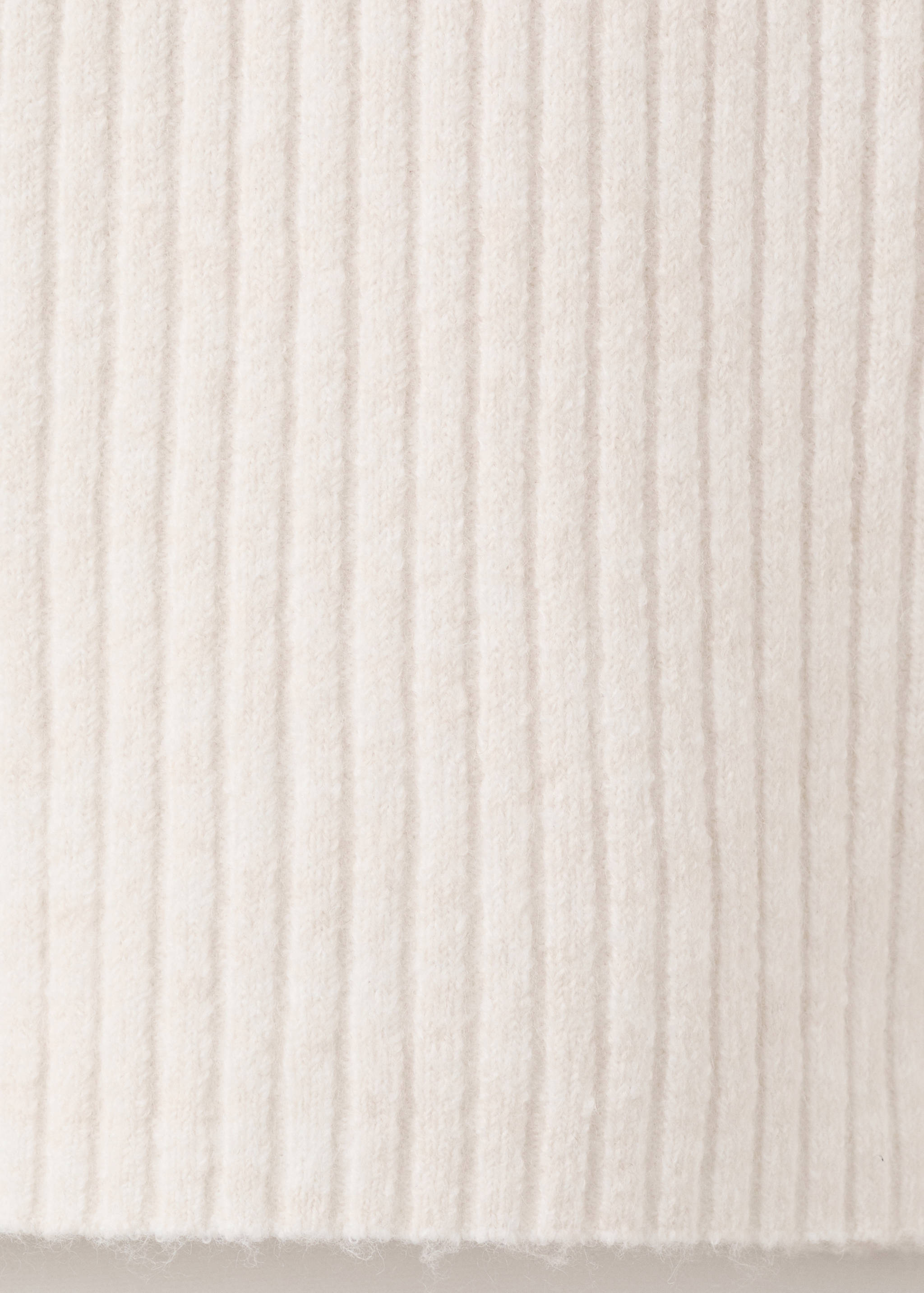 Fitted sweater with perkins neck - Details of the article 0