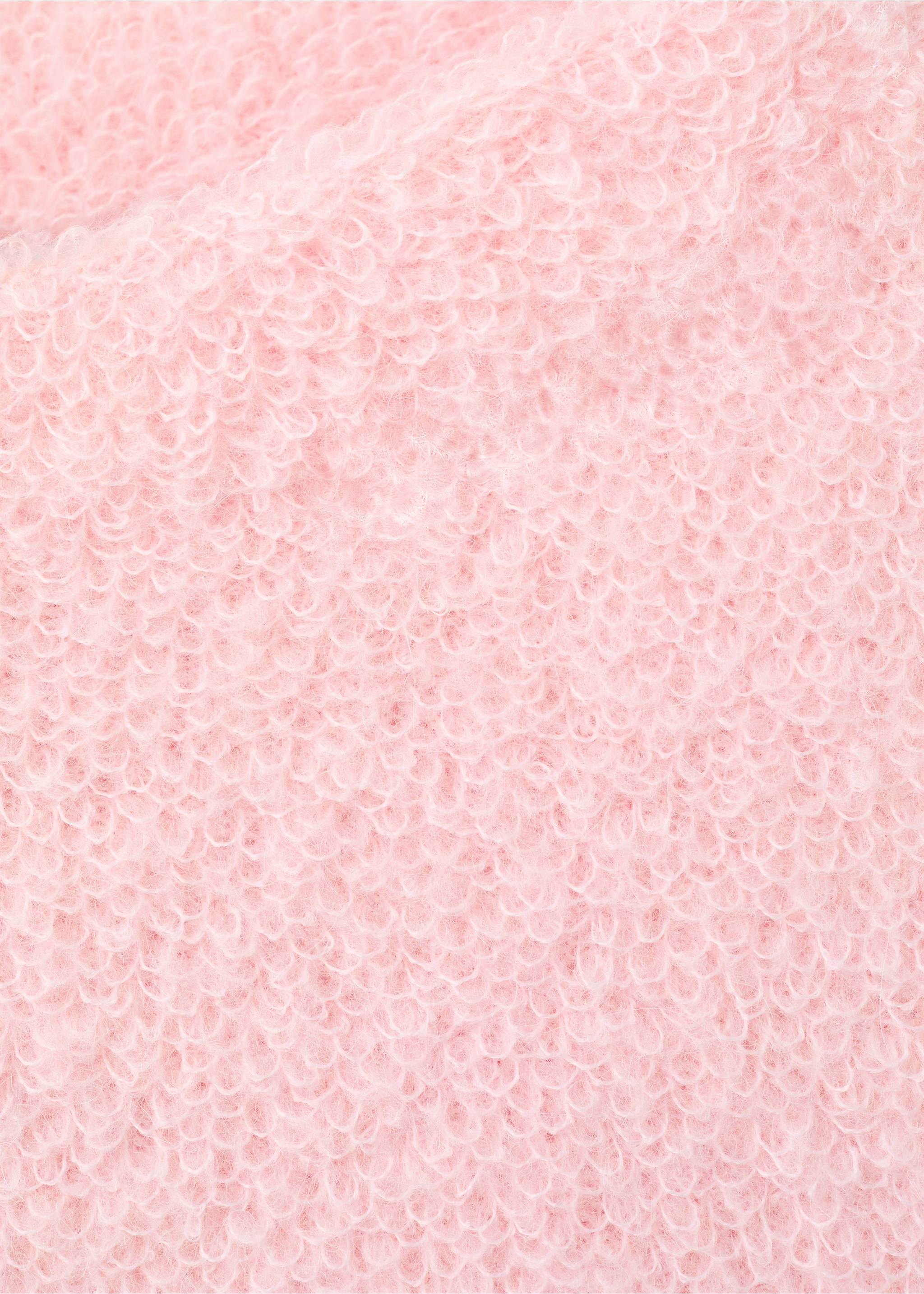 铂金斯领针织毛衣 - null, 淡粉 . Ref: 27011290-00.