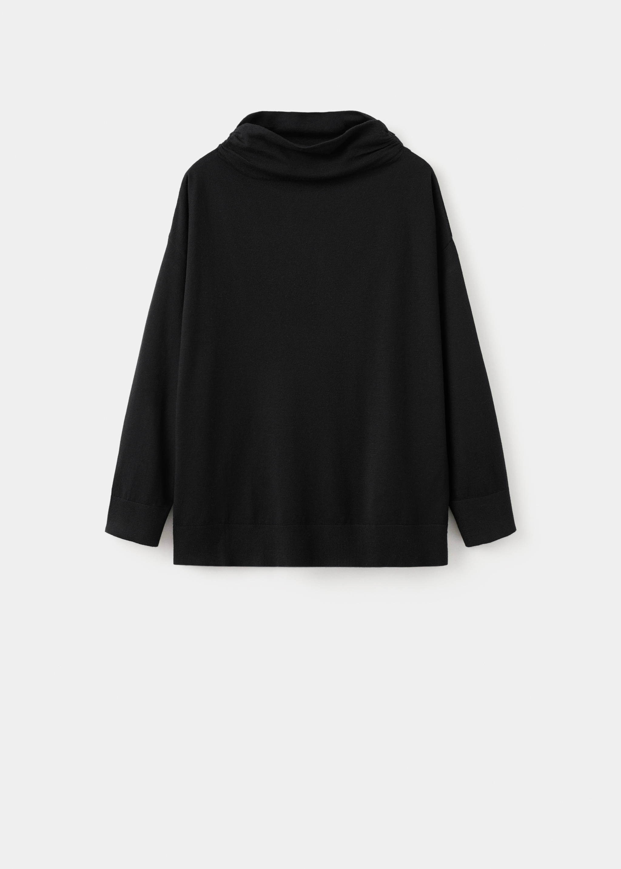 Gathered perkins-neck sweater - Article without model