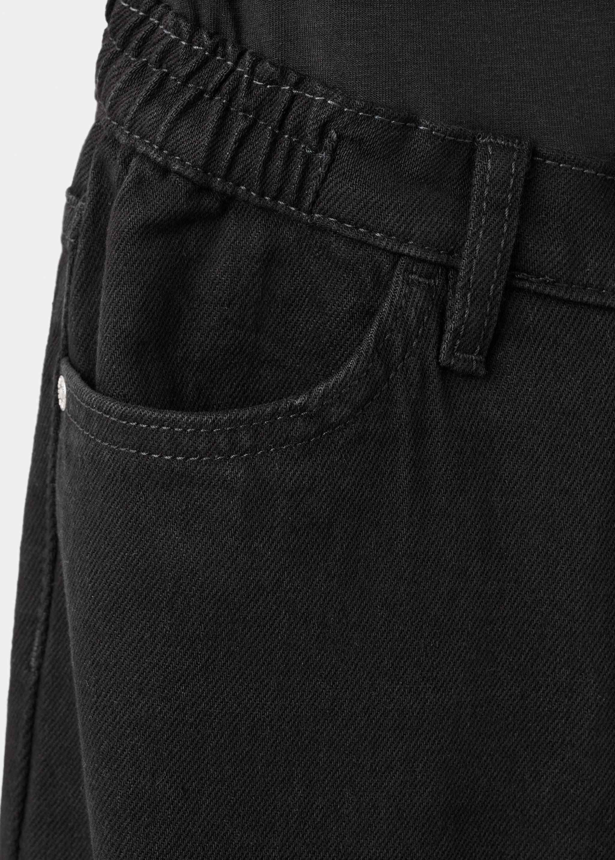 Wide leg maternity jeans - Details of the article 0