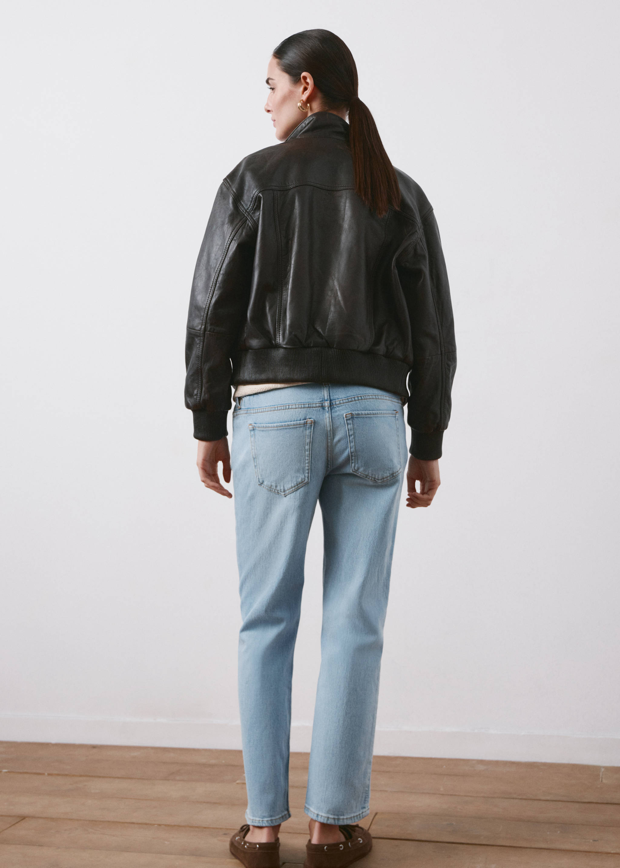 Maternity Straight Jeans - Reverse of the article