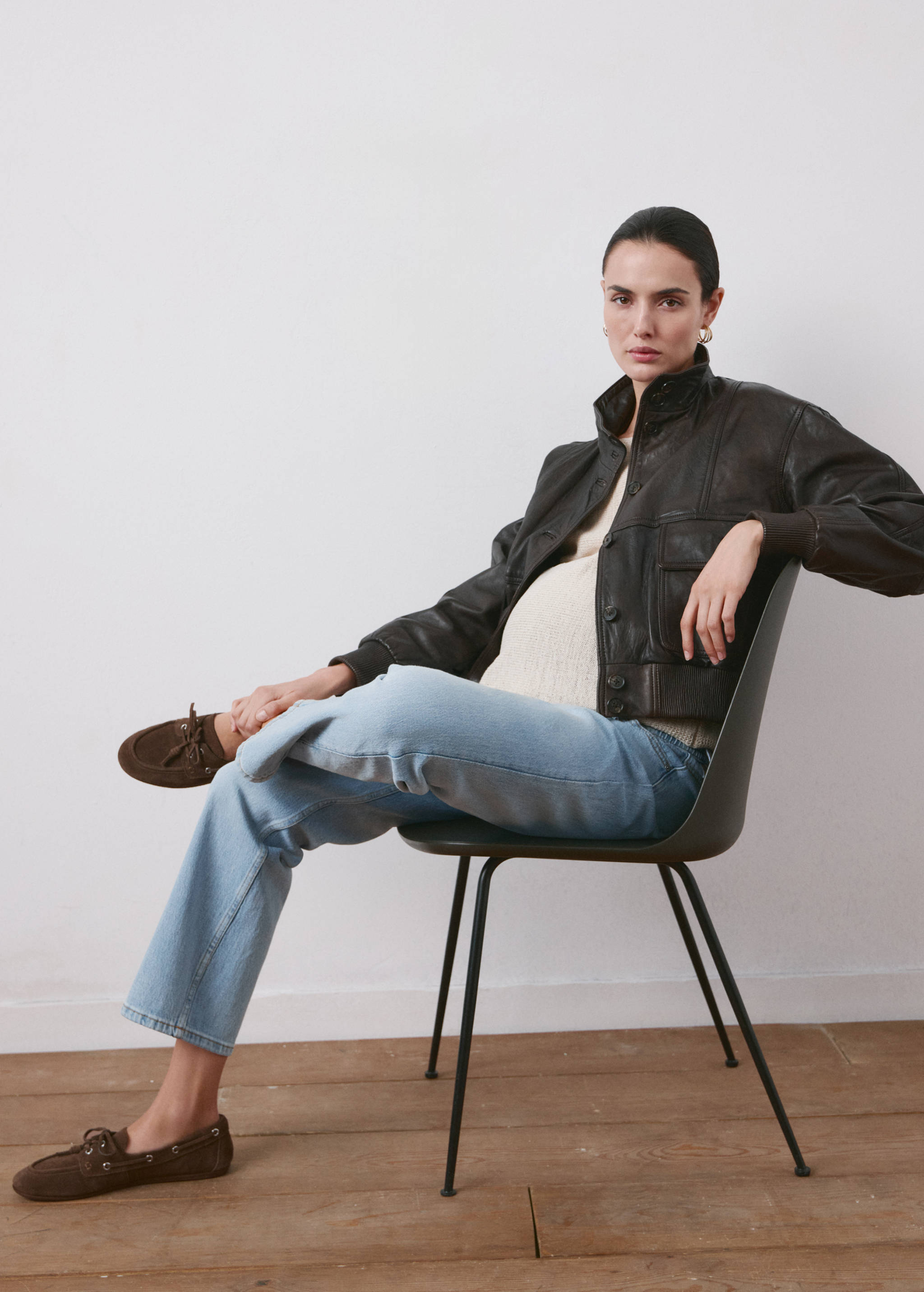 Maternity Straight Jeans - Details of the article 2