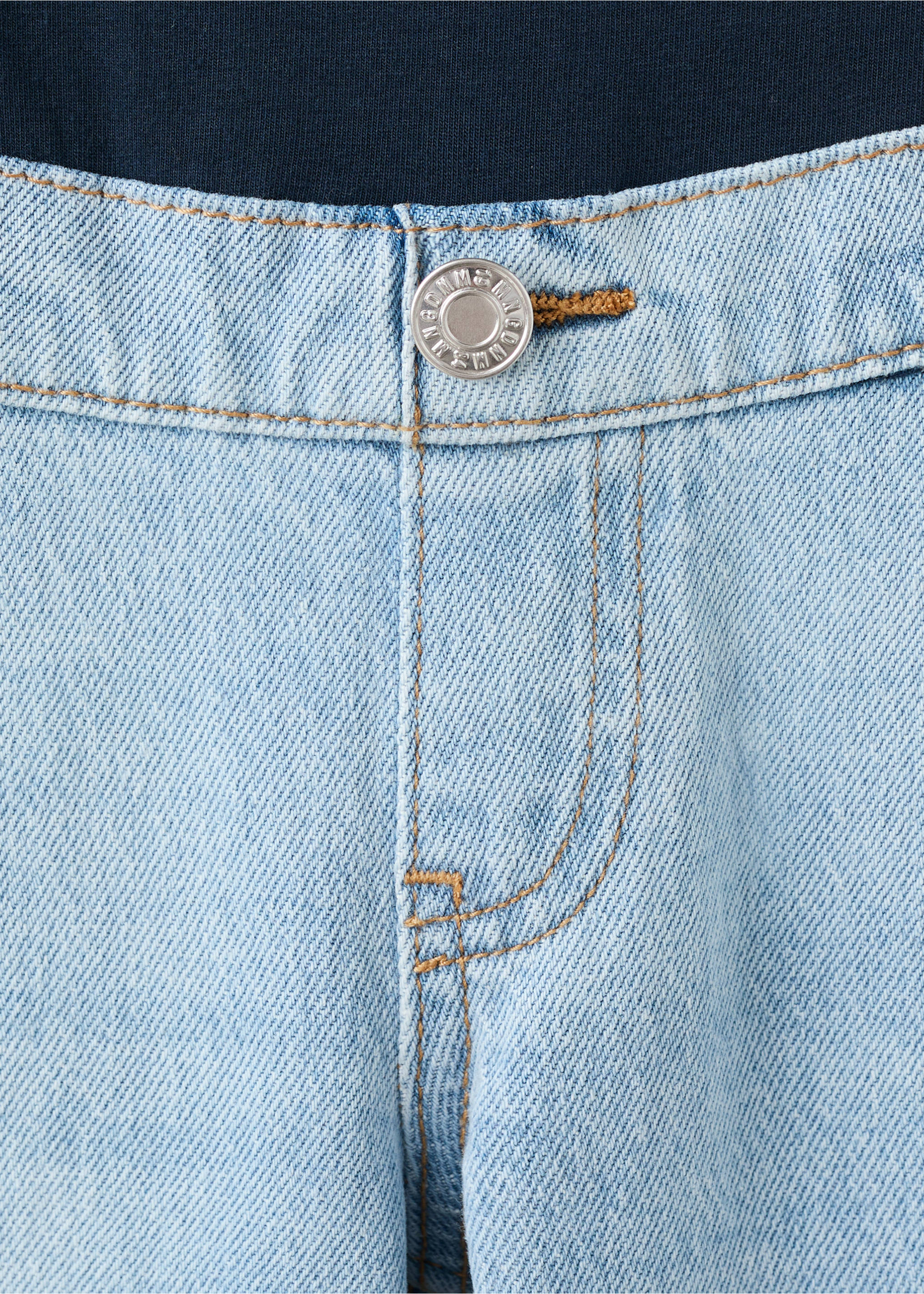 Maternity Straight Jeans - Details of the article 0, Medium Blue. Ref: 27011293-00.