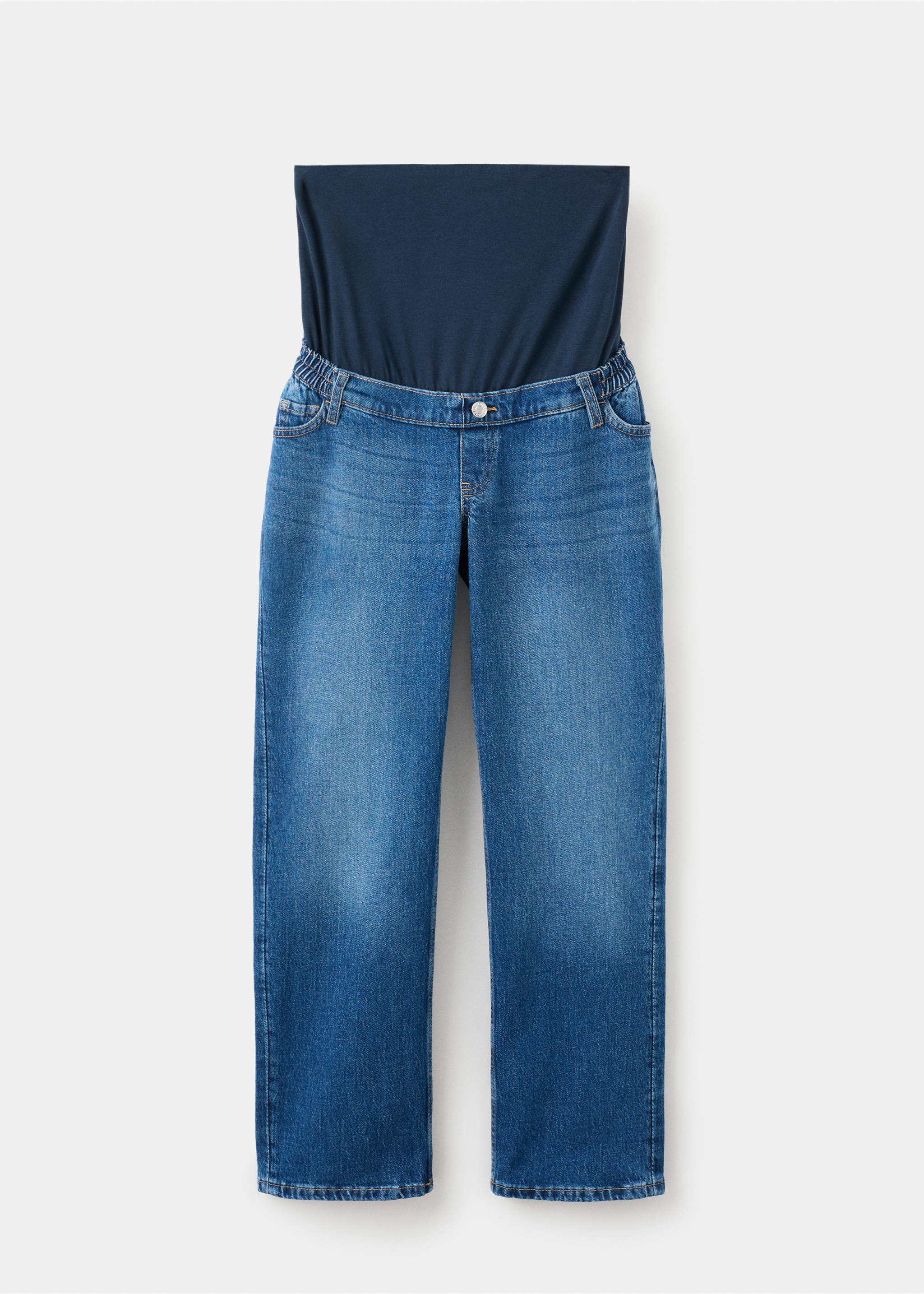 Maternity Straight Jeans - Article without model, Dark Blue. Ref: 27011294-00.