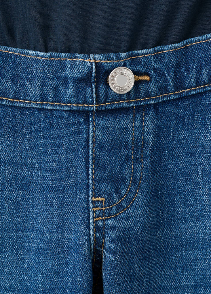 Maternity Straight Jeans — Dark Blue