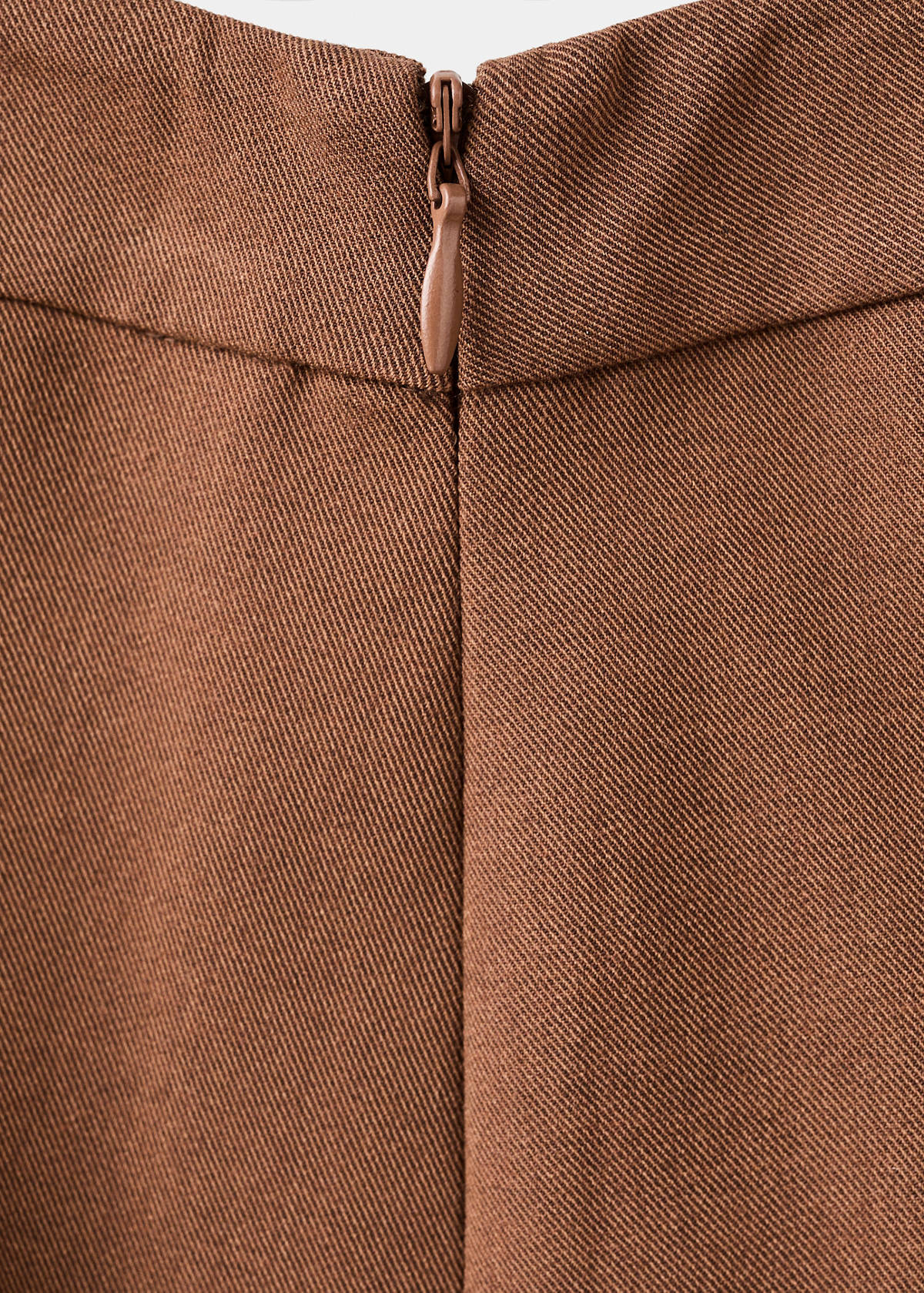 Wide leg suit trousers — Caramel