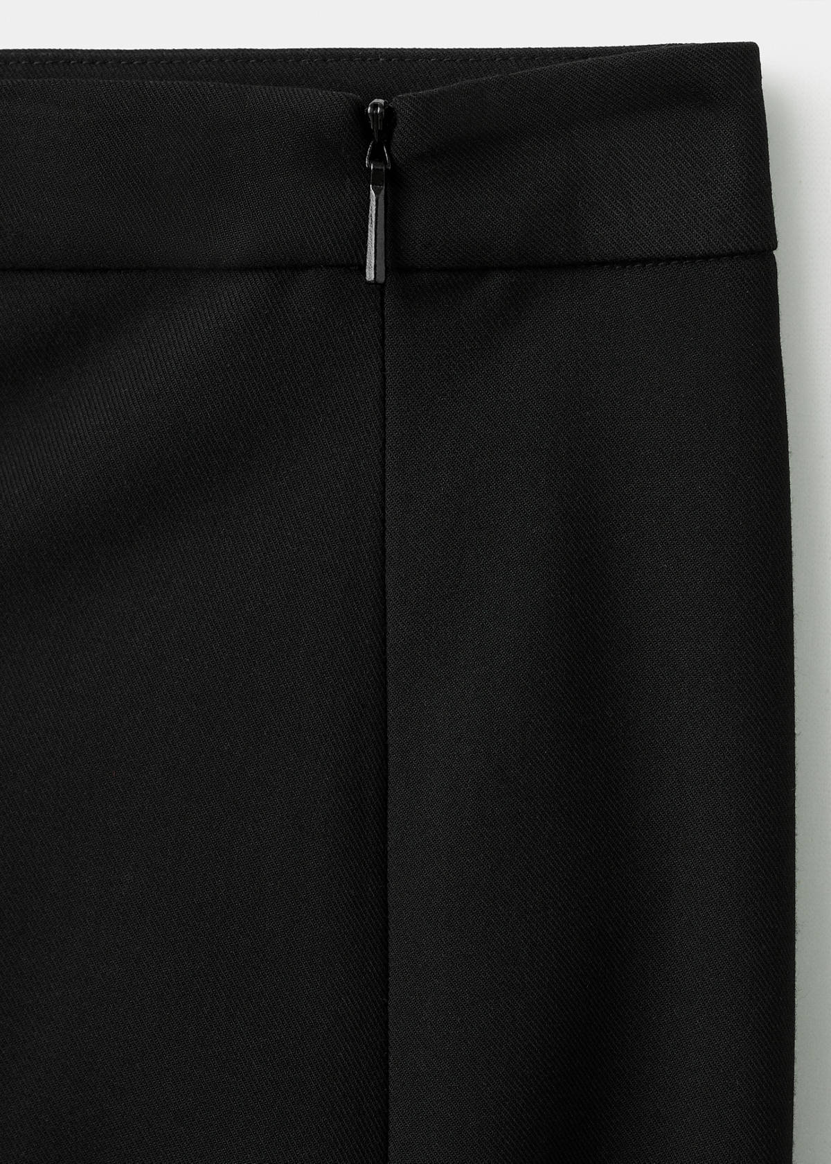 Wide leg suit trousers — Black
