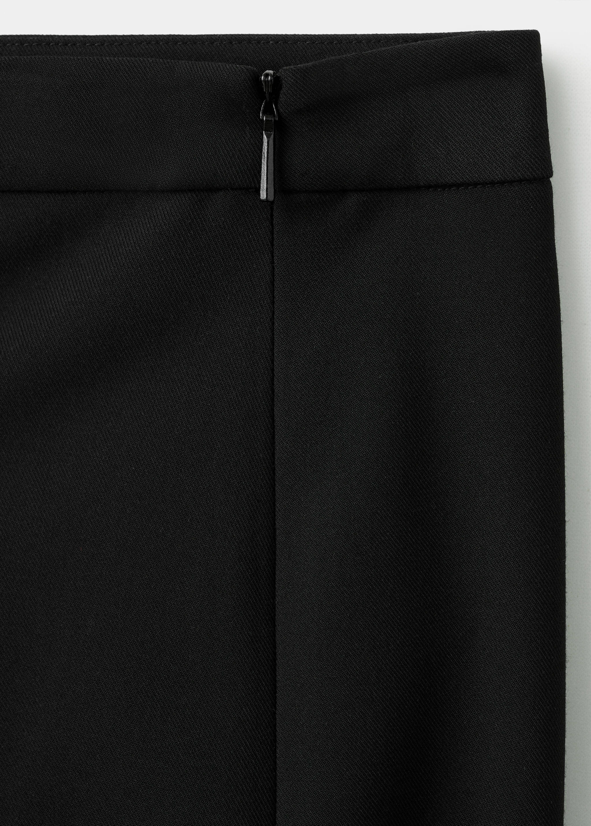 Wide leg suit trousers - Details of the article 0
