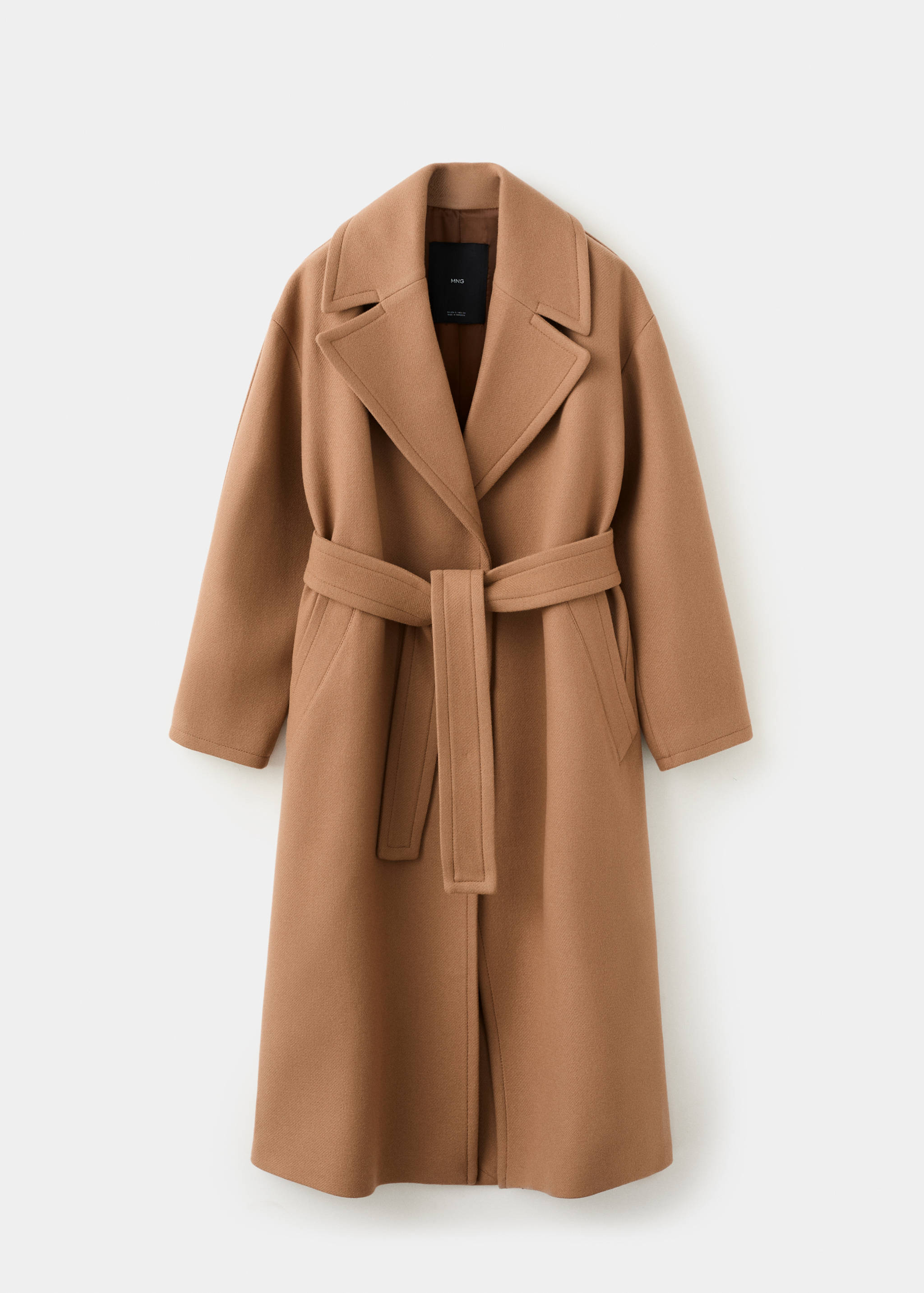 Manteco wool coat with belt - Article without model