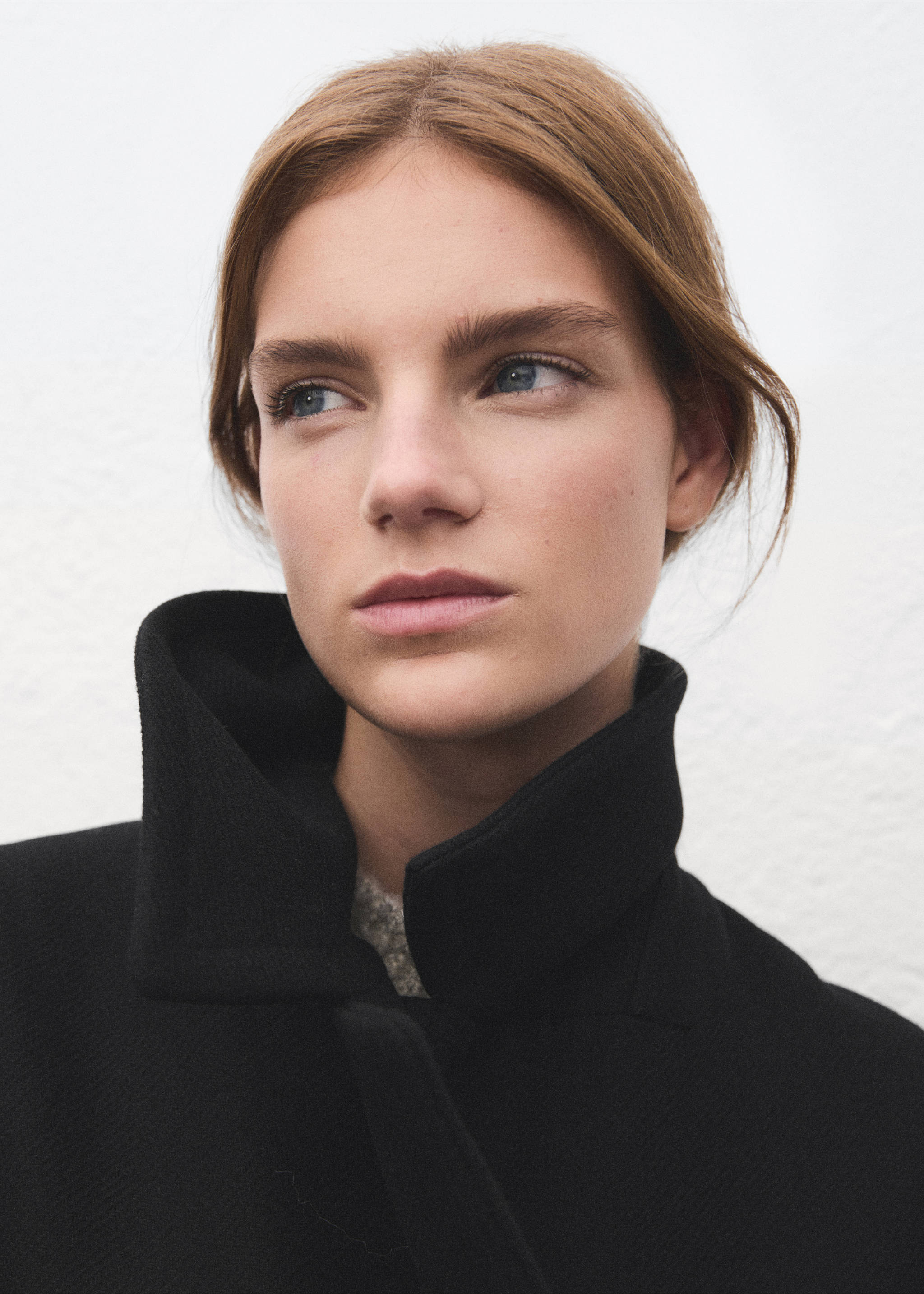 Manteau laine Manteco ceinture - Détail de l'article 1, Noir. Ref: 27011306-00.