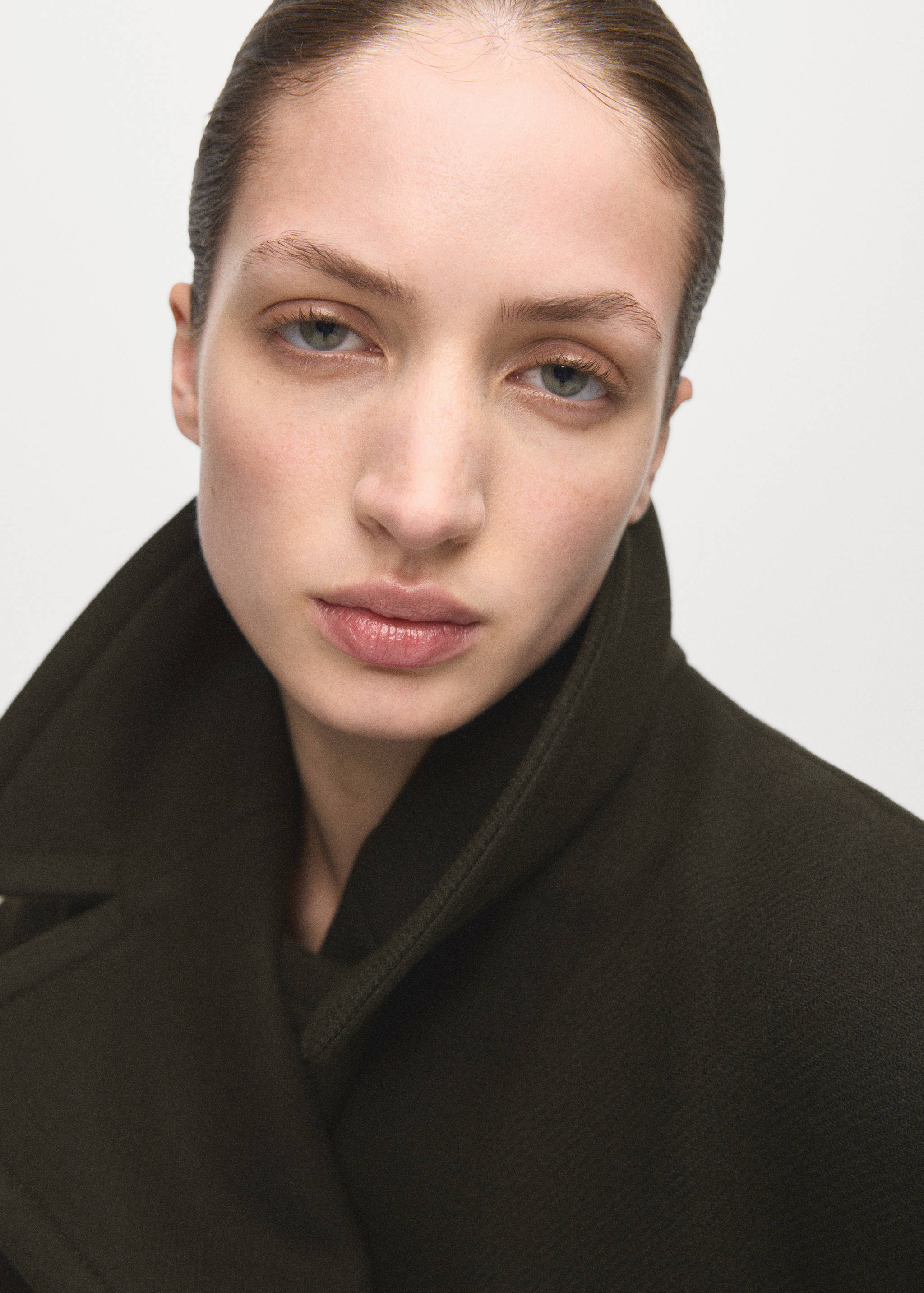 Manteau laine Manteco ceinture - Détail de l'article 1