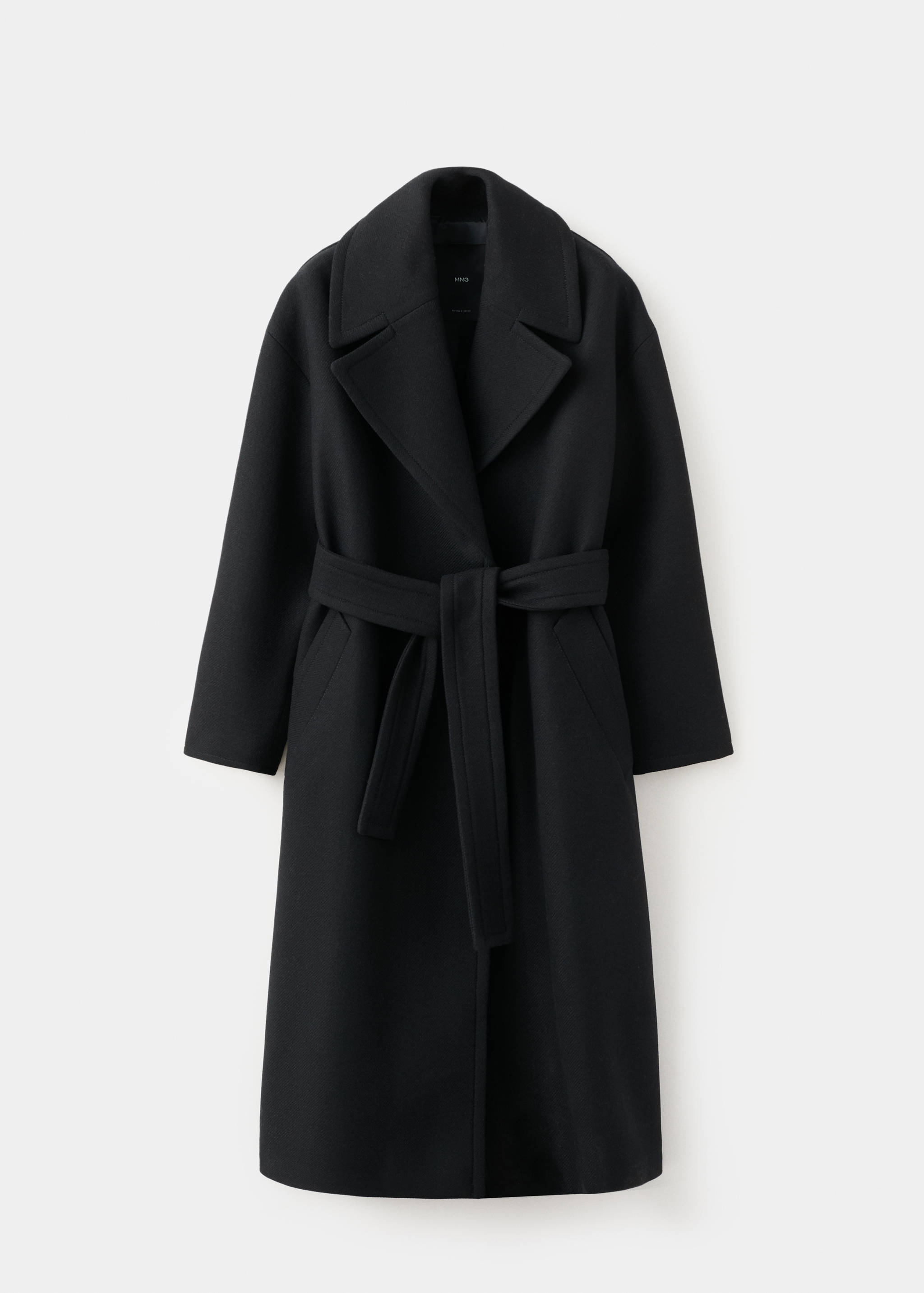 Manteco wool coat with belt - Article without model