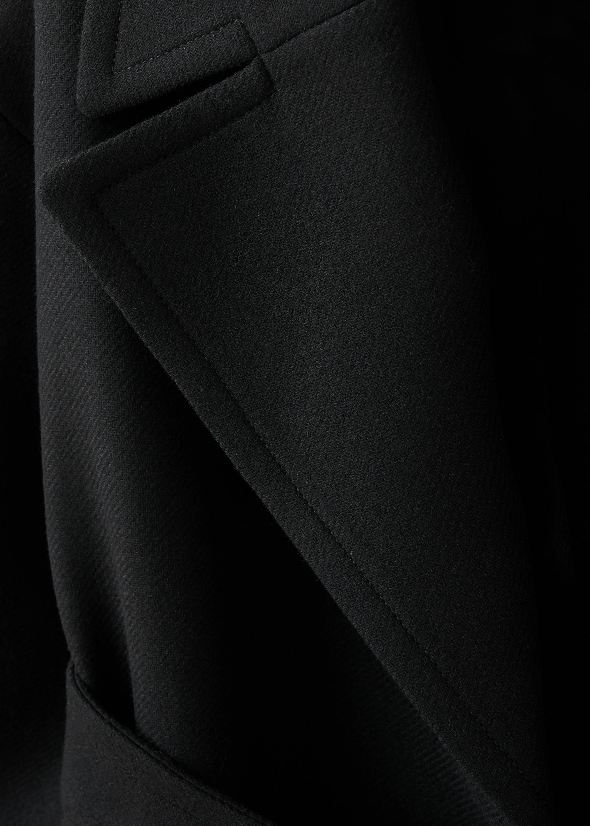 Manteco wool coat with belt - Details of the article 8