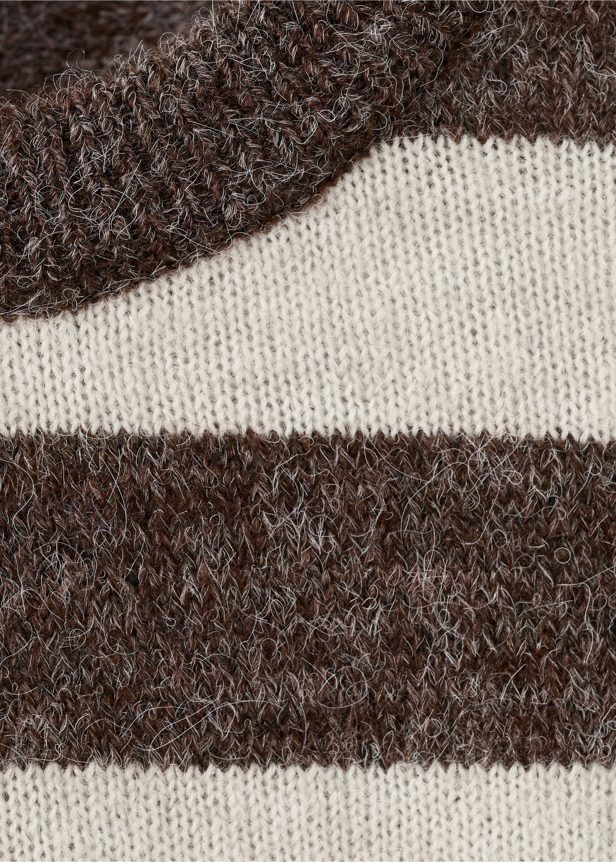 条纹针织毛衣 - null, 褐色. Ref: 27011310-00.