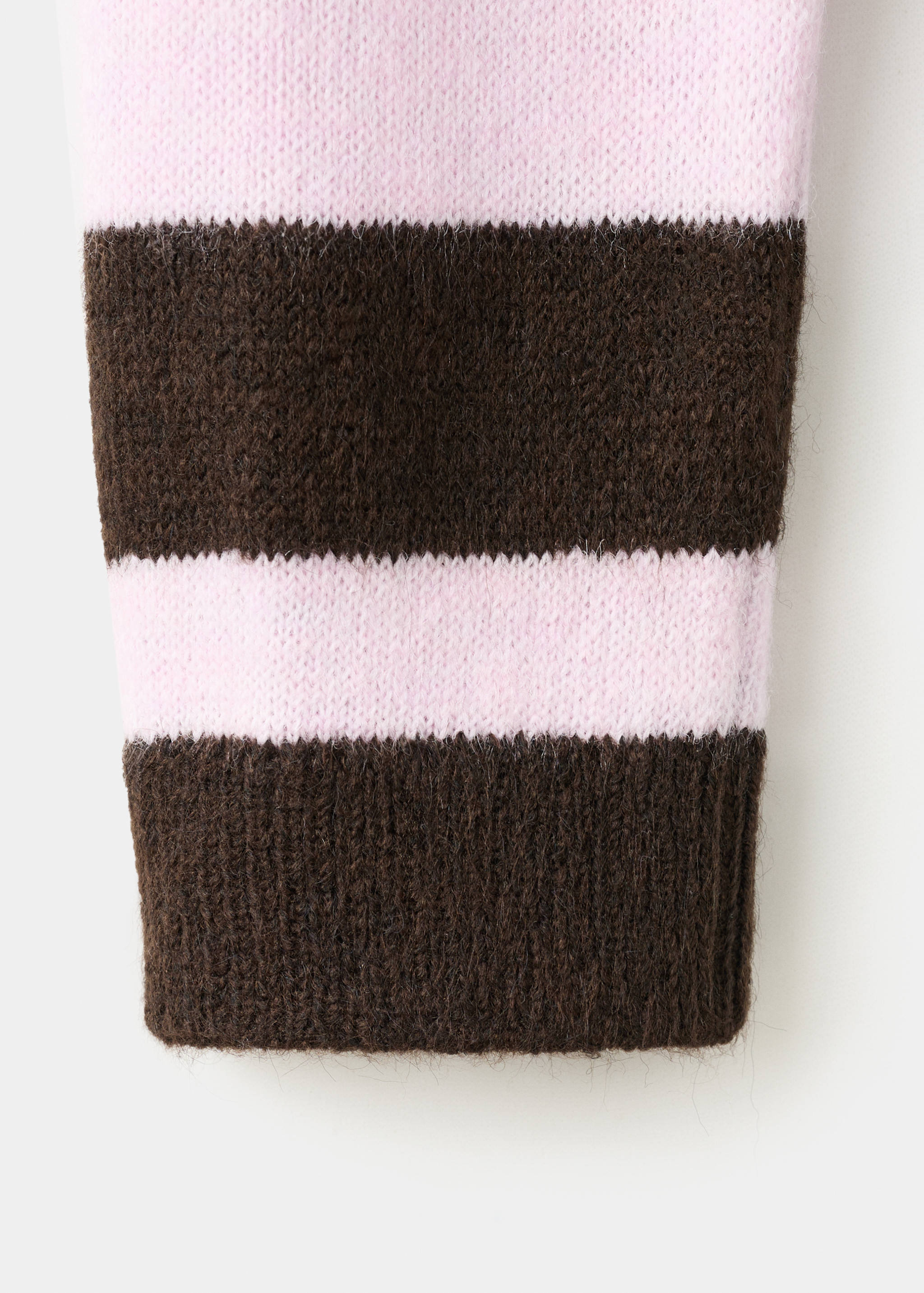 条纹针织毛衣 - null