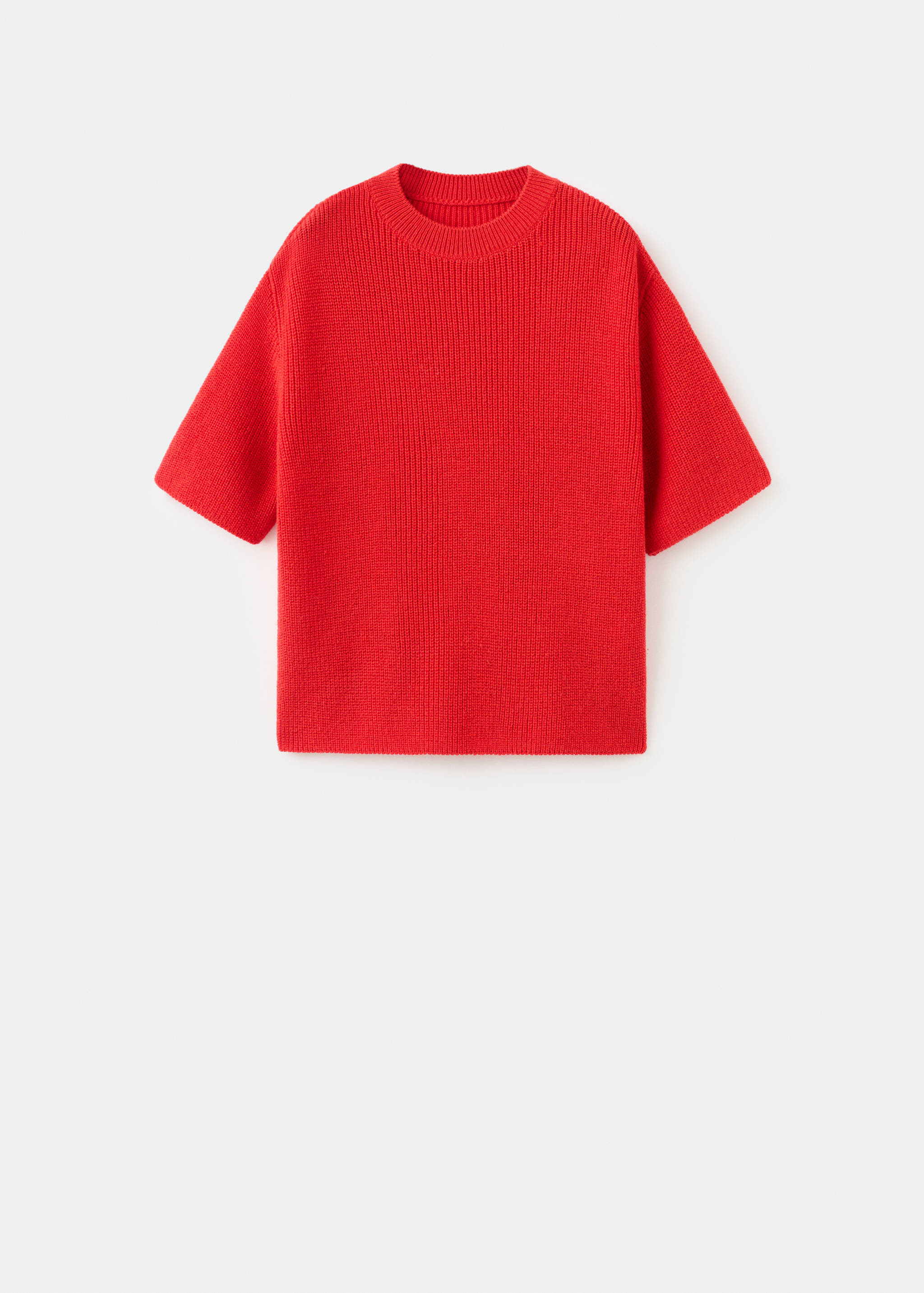 Three-quarter sleeve knitted sweater - Article without model