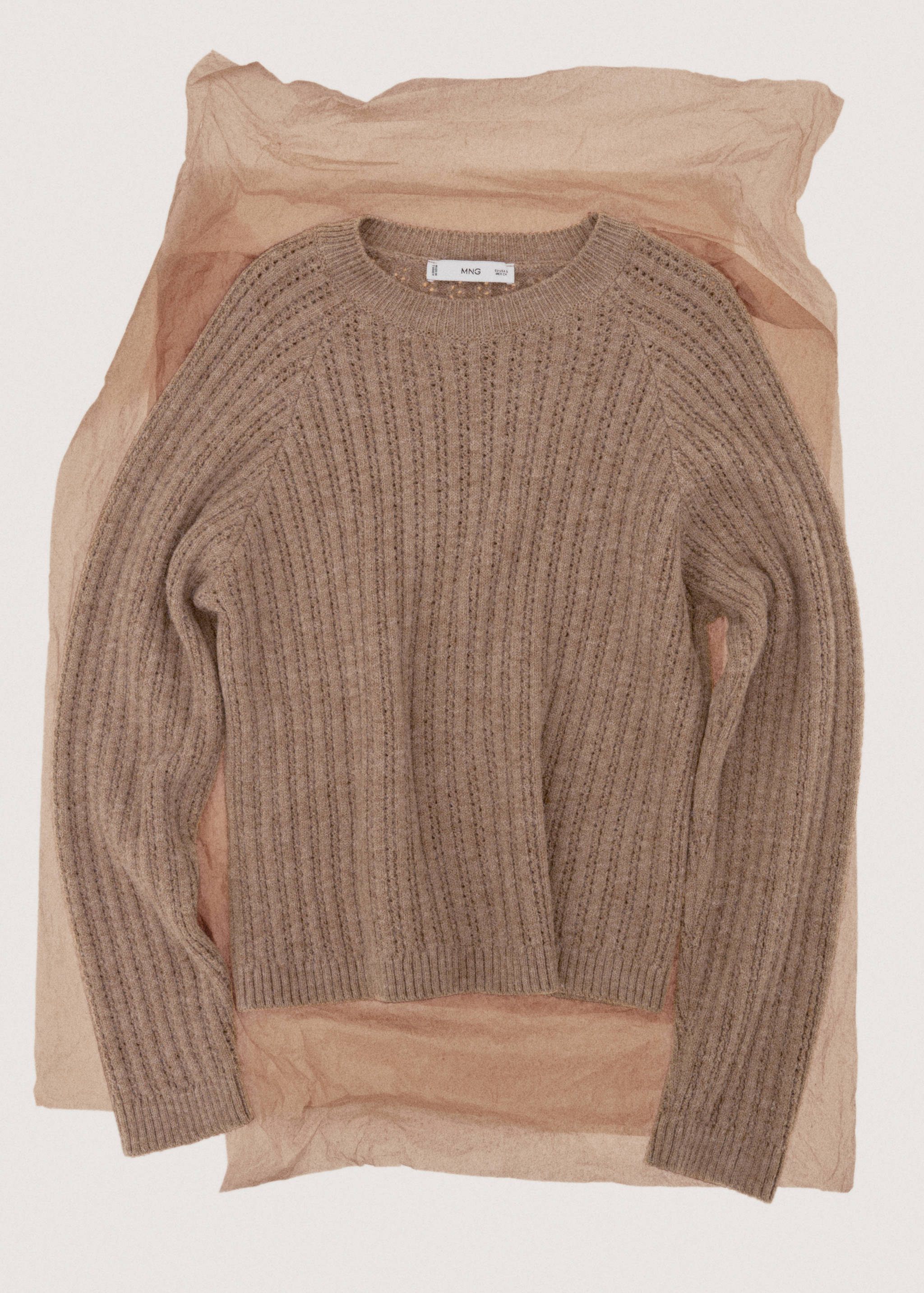 网眼针织毛衣 - null