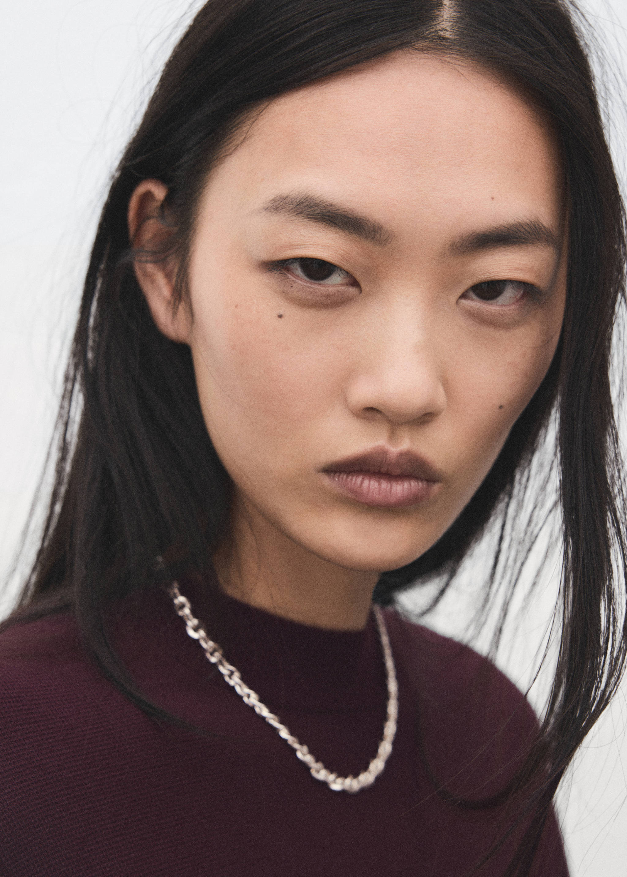 Плетен пуловер с кръгло деколте - Данни за артикула 1