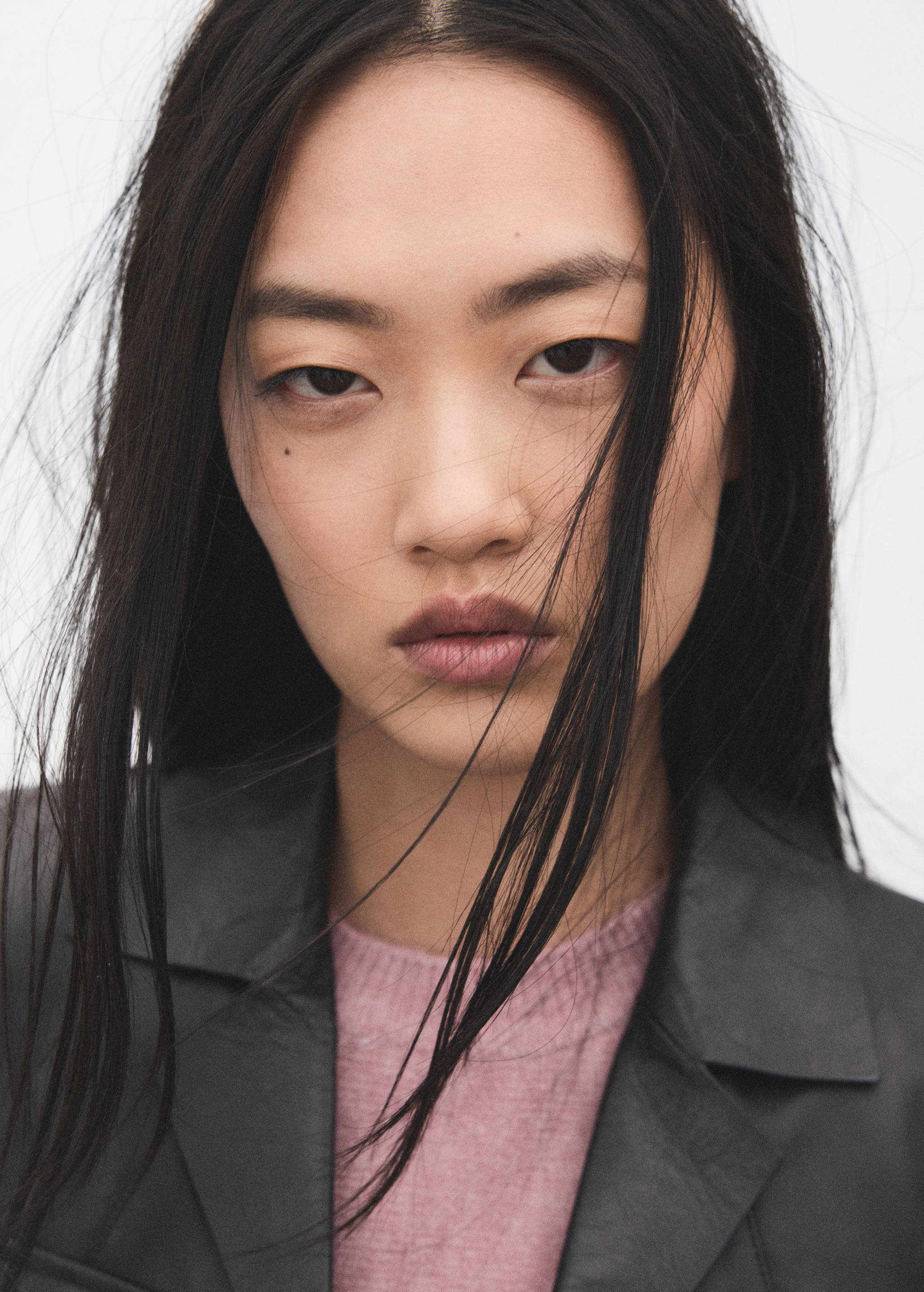 短袖荷叶边毛衣 - null