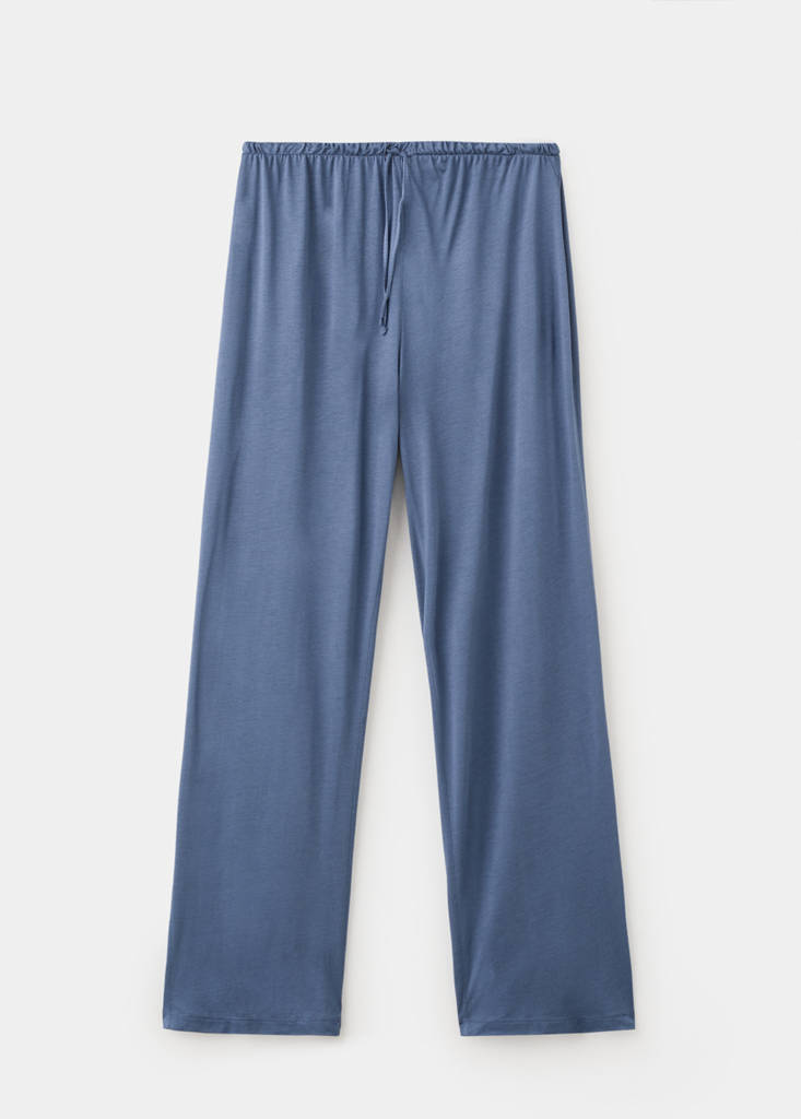 Micro-modal pyjama trousers — Blue